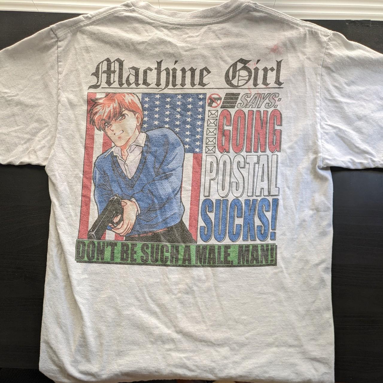 Machine Girl Fuck Your Guns Tee Going Postal Sucks Depop
