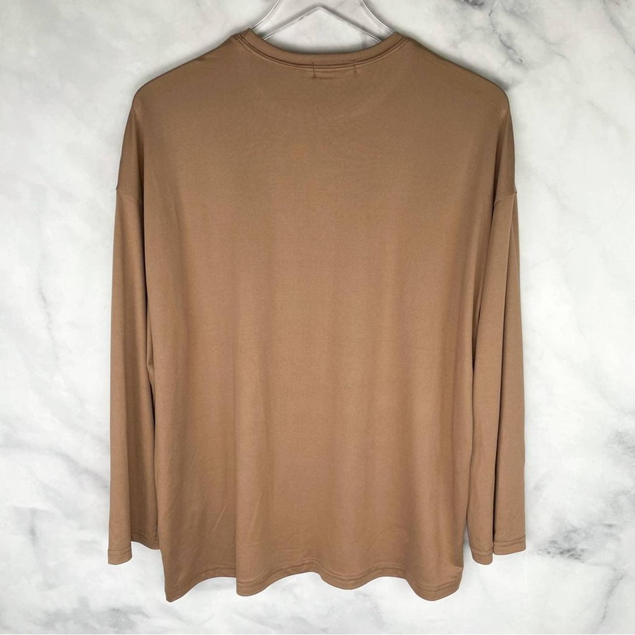 SHEIN, Tops, Oversized Los Angeles Tshirt Tan