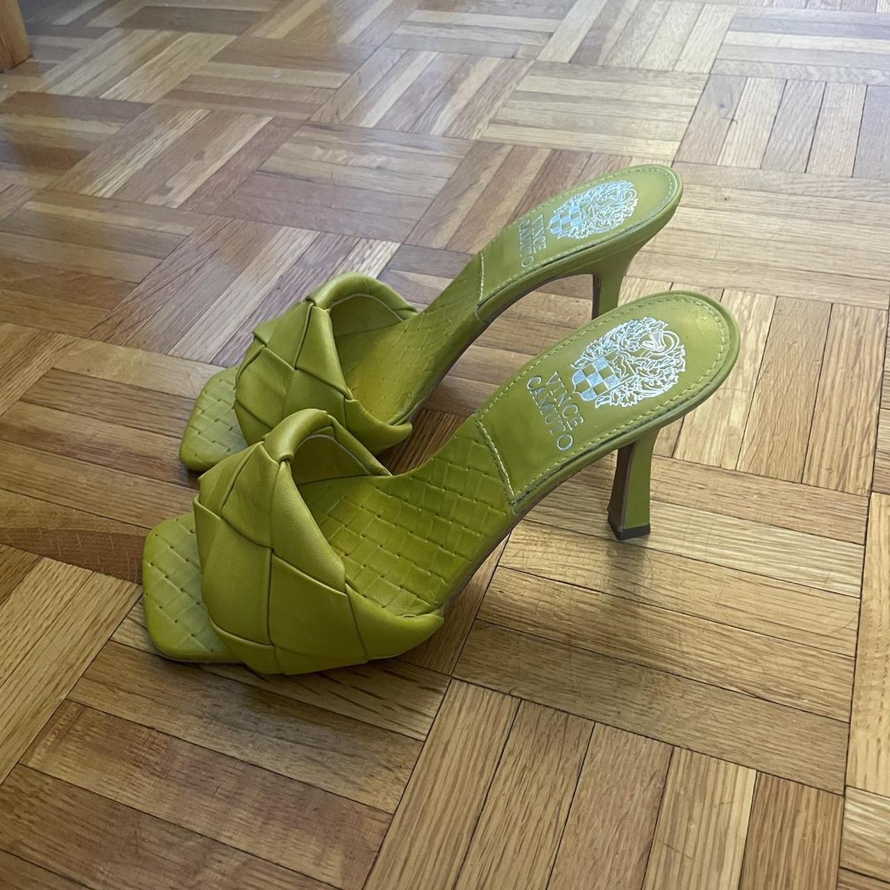 vince camuto yellow heels