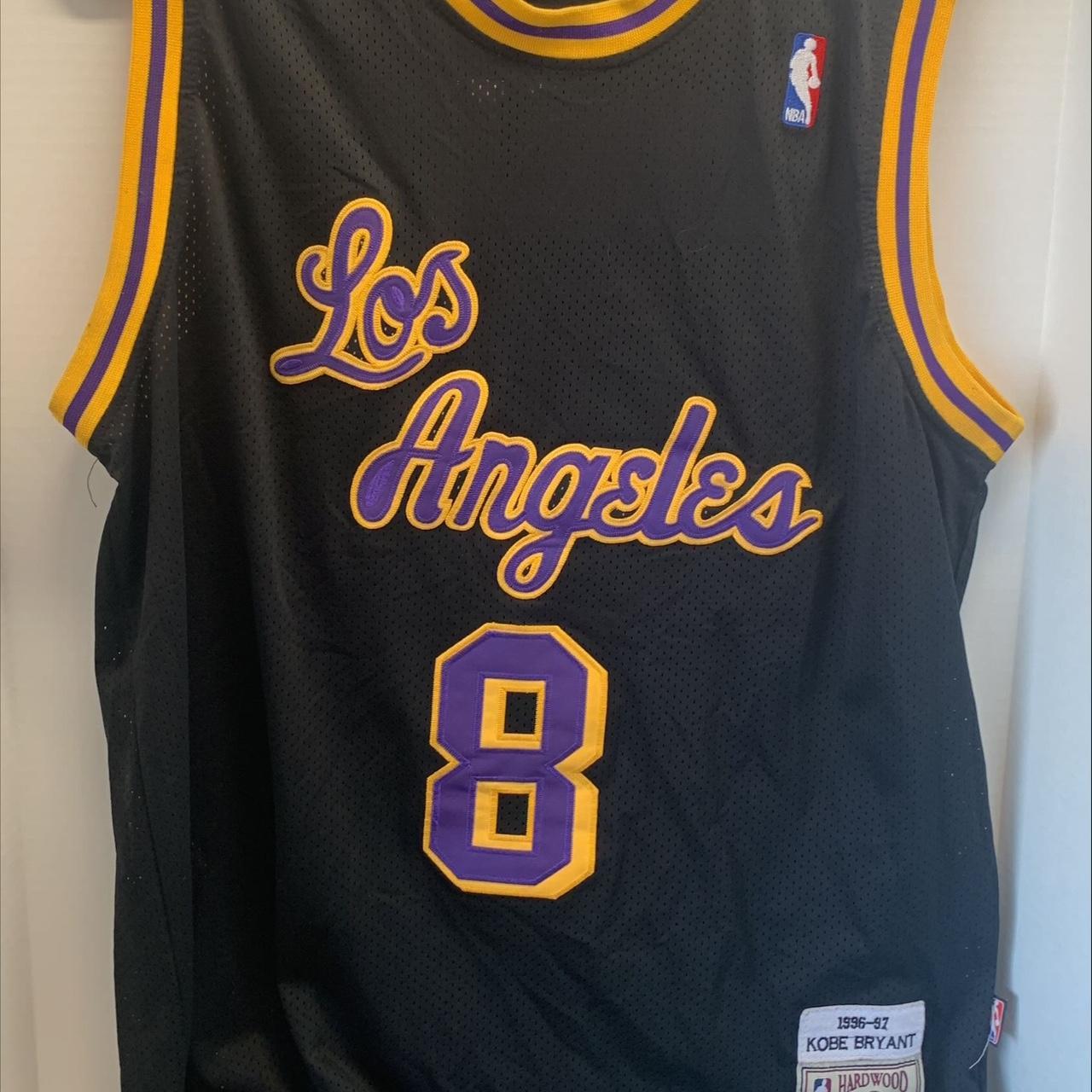 mitchell and ness black kobe jersey