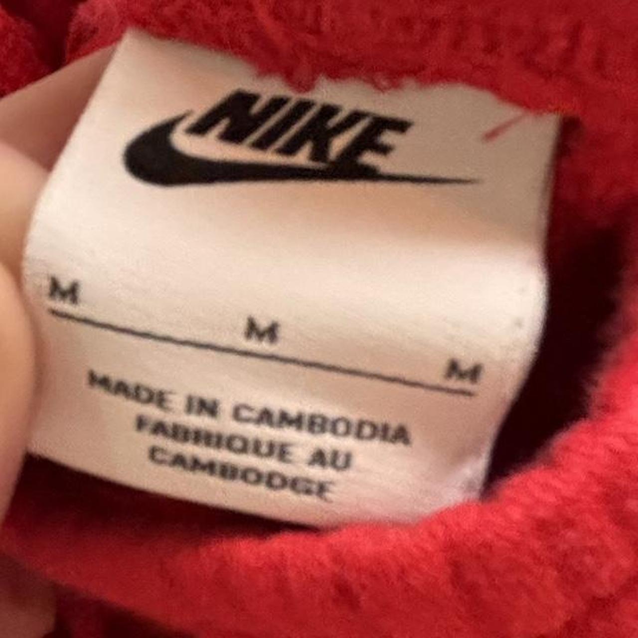Red Nike sweatpants size M Depop