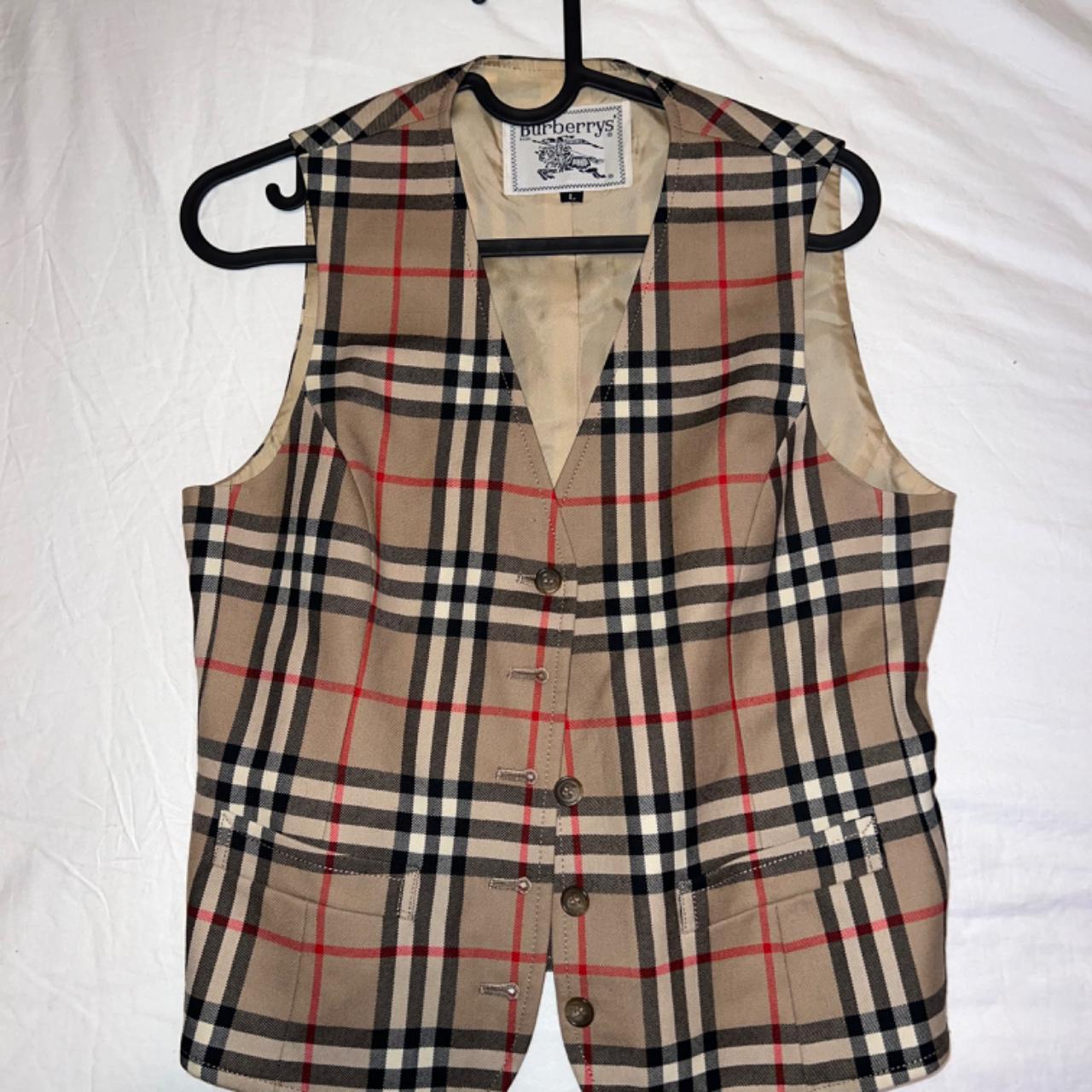 Vintage Women's Burberry Vest Vintage thrifted | Depop