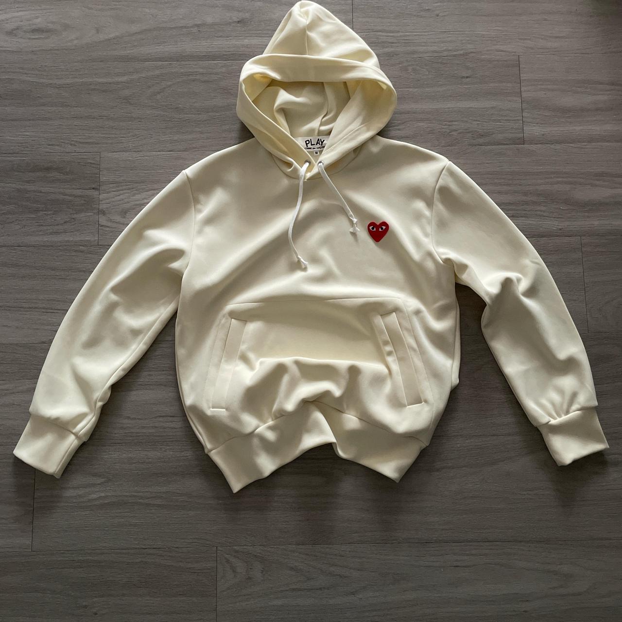 Cdg yellow hoodie online