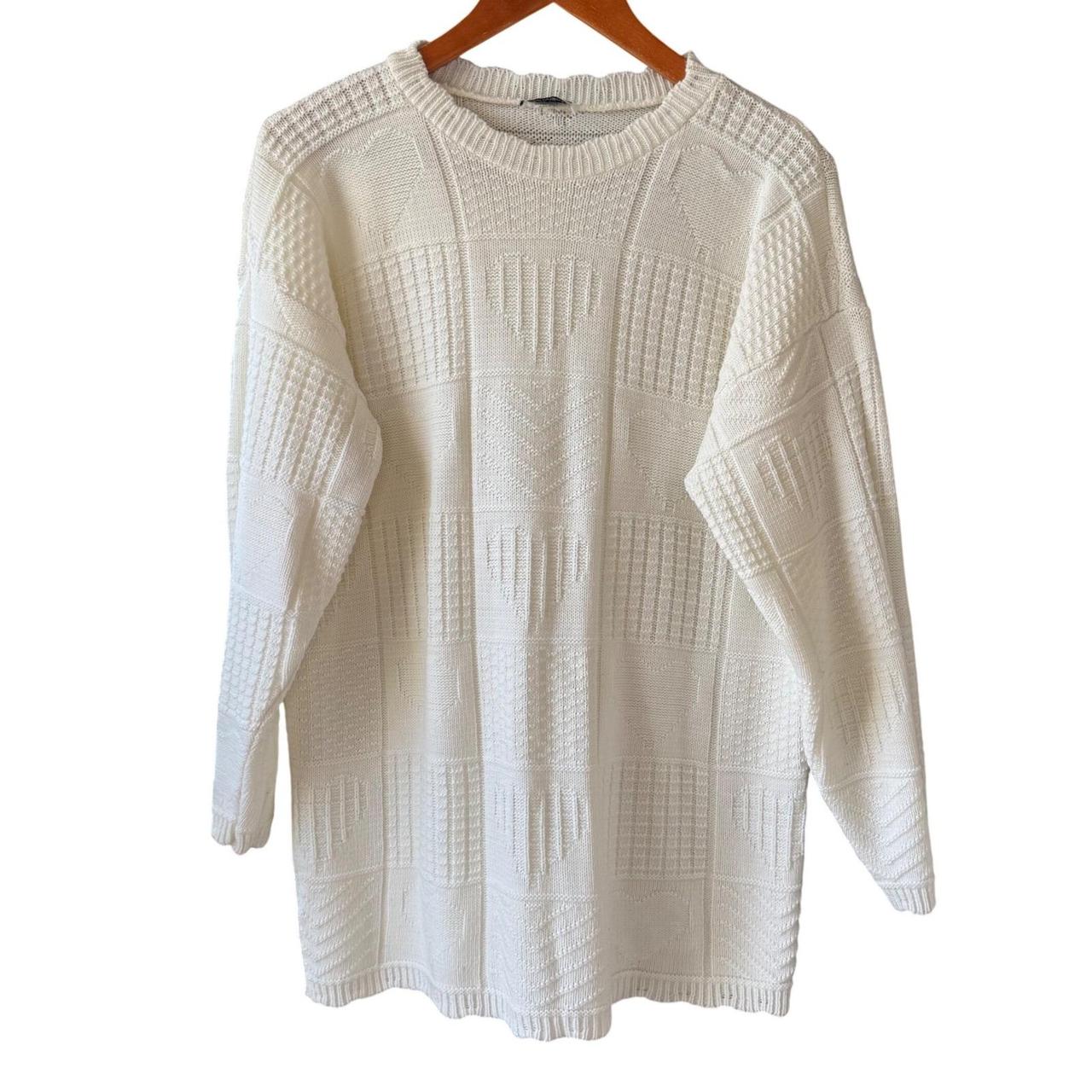 Basic Editions Women's Sweater - Cream - L – Basi… - image 1