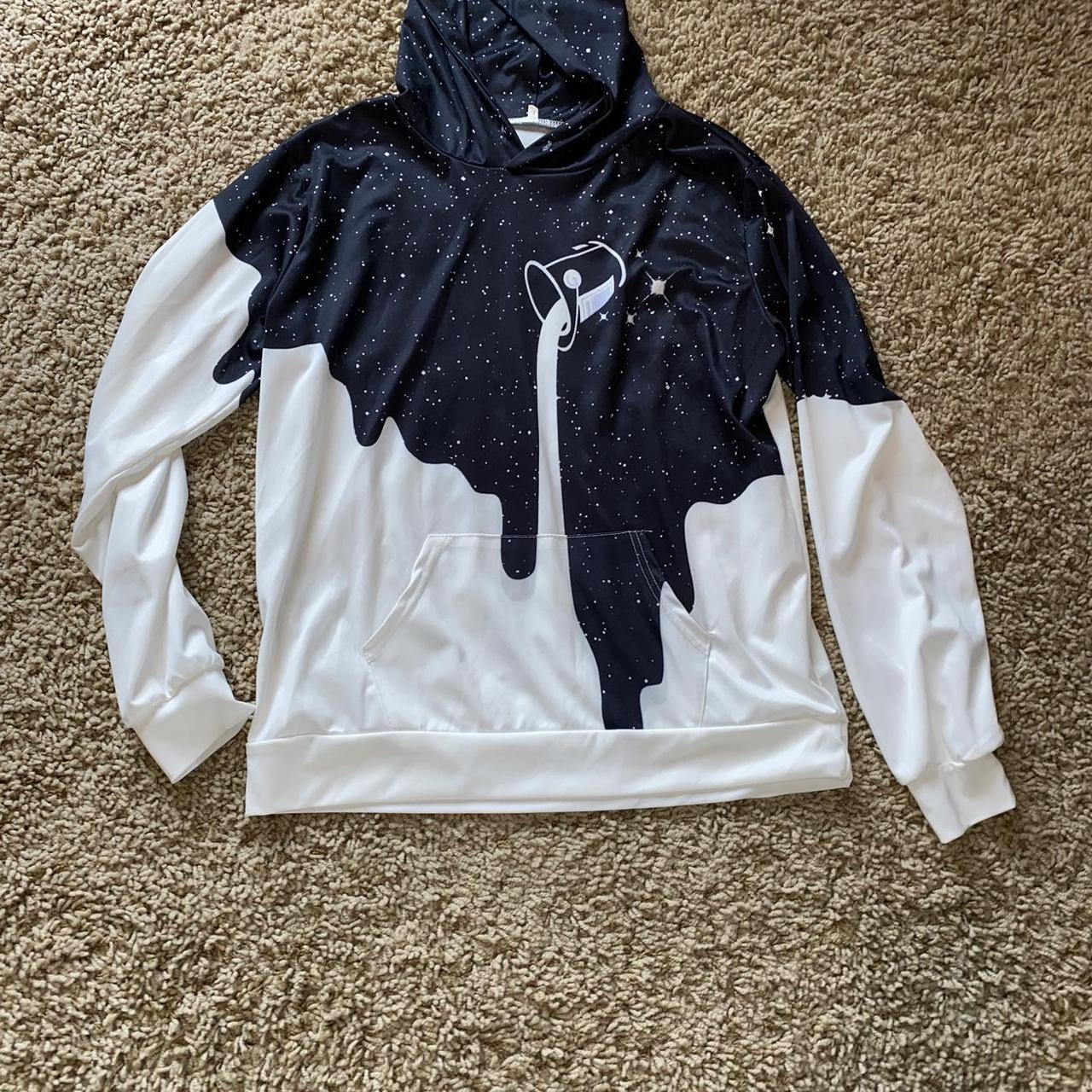 Space paint drip hoodie