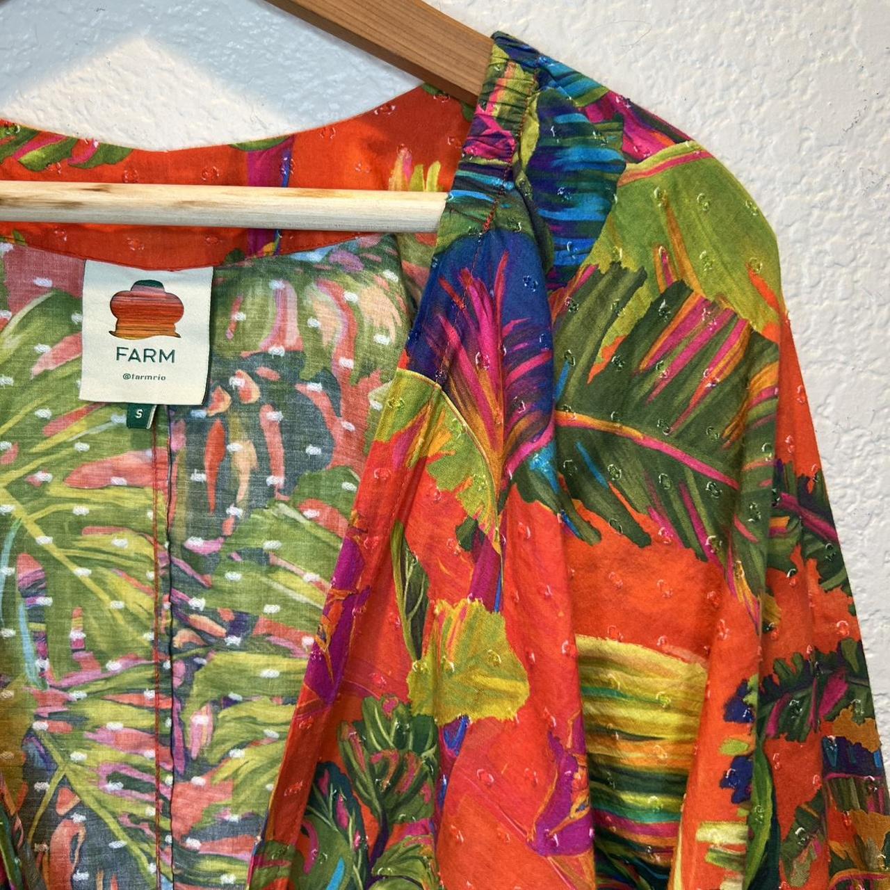 Farm Rio Women's Crop top - Multi/Red - S – NWOT … - image 6