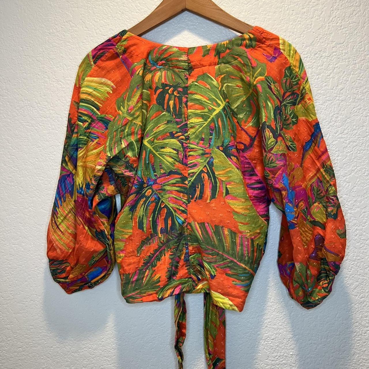 Farm Rio Women's Crop top - Multi/Red - S – NWOT … - image 5