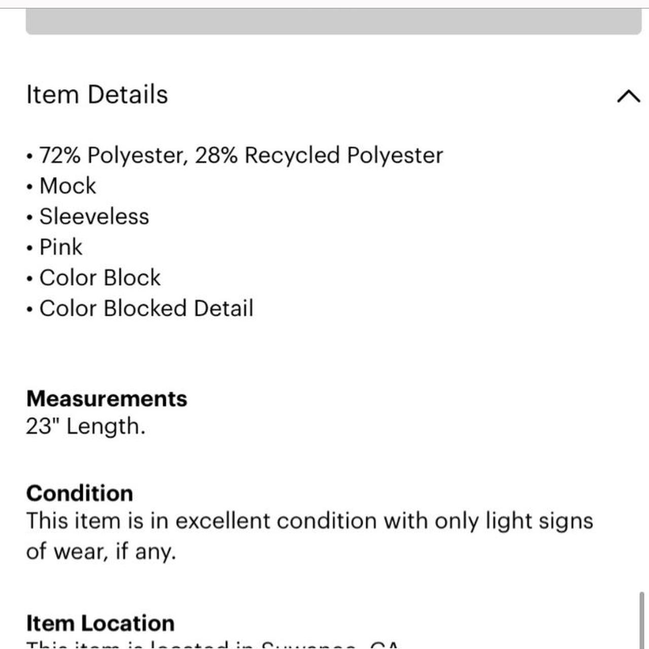 Pink sleeveless mockneck sweater Depop