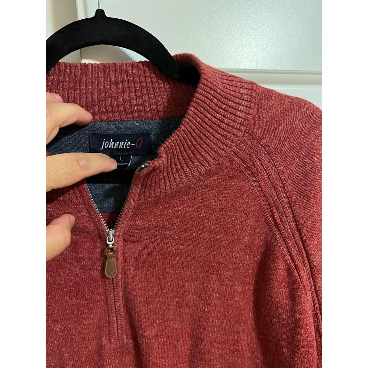 Johnnie-O Men's Sweater - Red - L – Johnnie-O Cot… - image 2