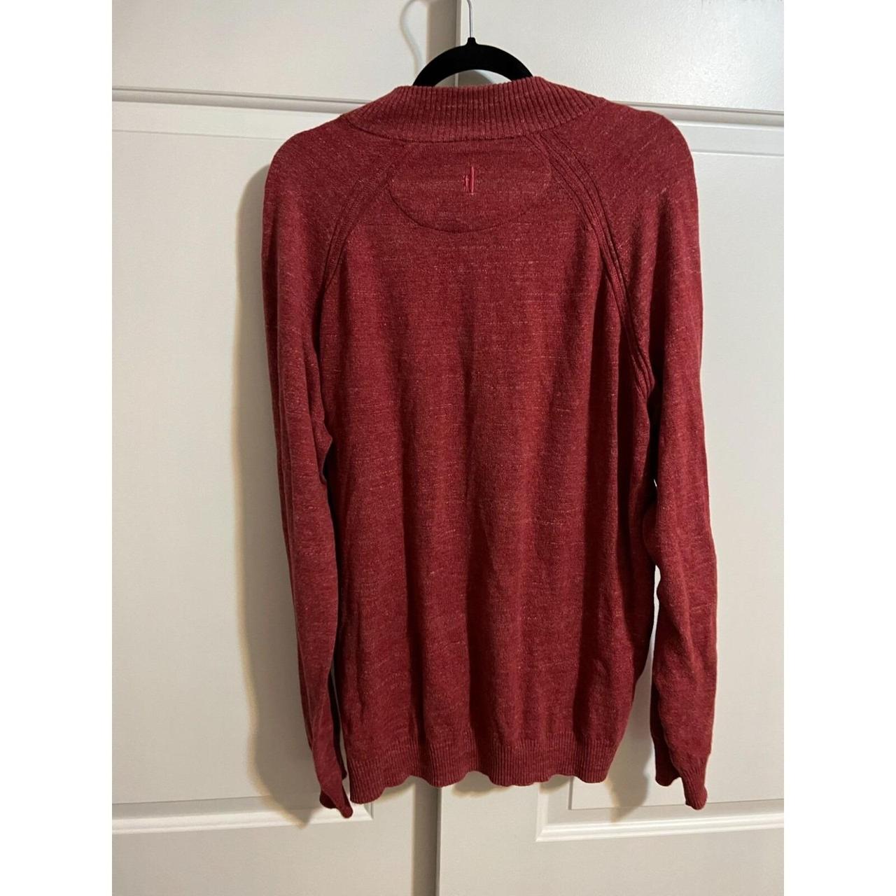 Johnnie-O Men's Sweater - Red - L – Johnnie-O Cot… - image 3