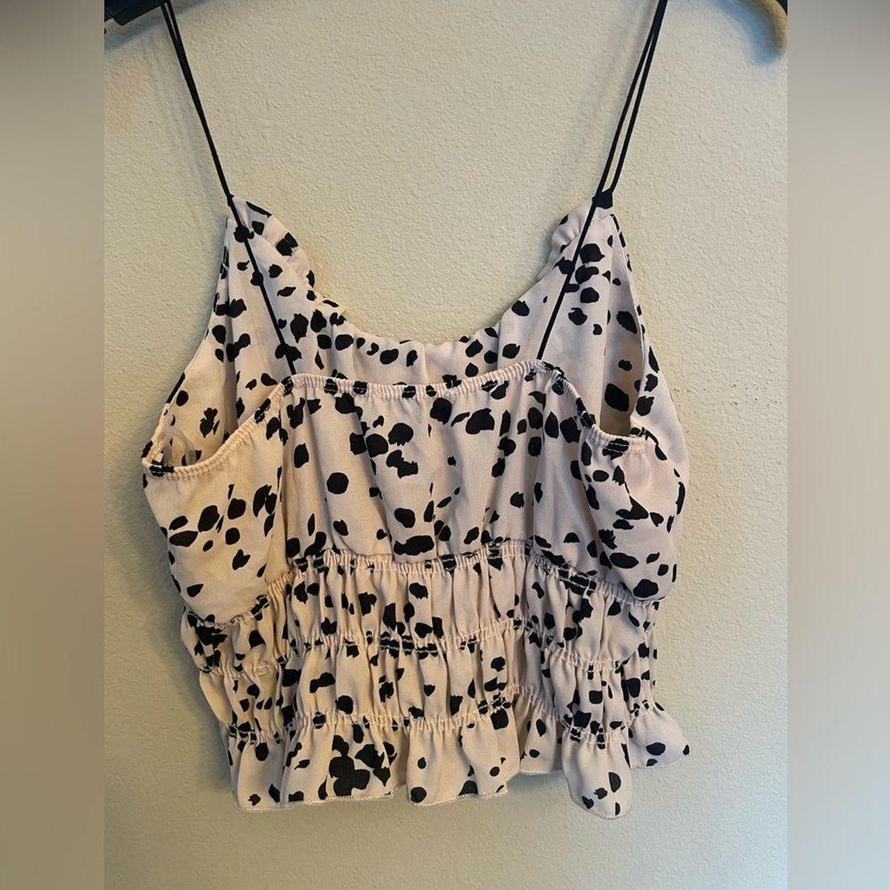 Source Unknown Women's Crop top - Tan - L – Smock… - image 3