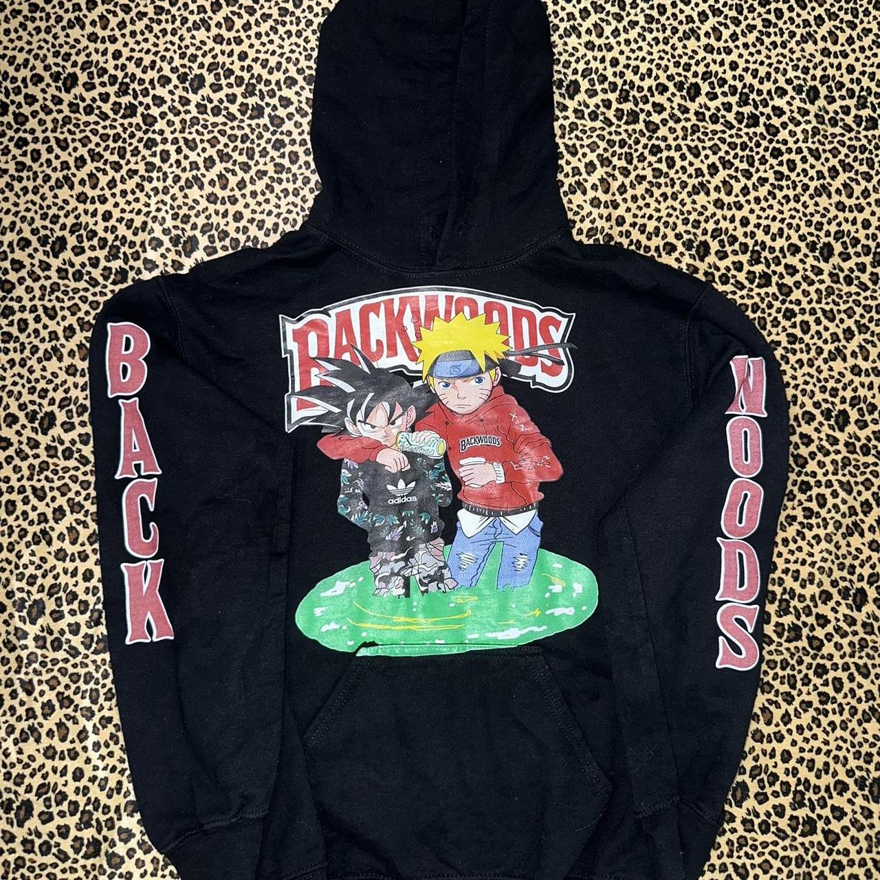 Backwoods x Naruto Goku black and red Depop