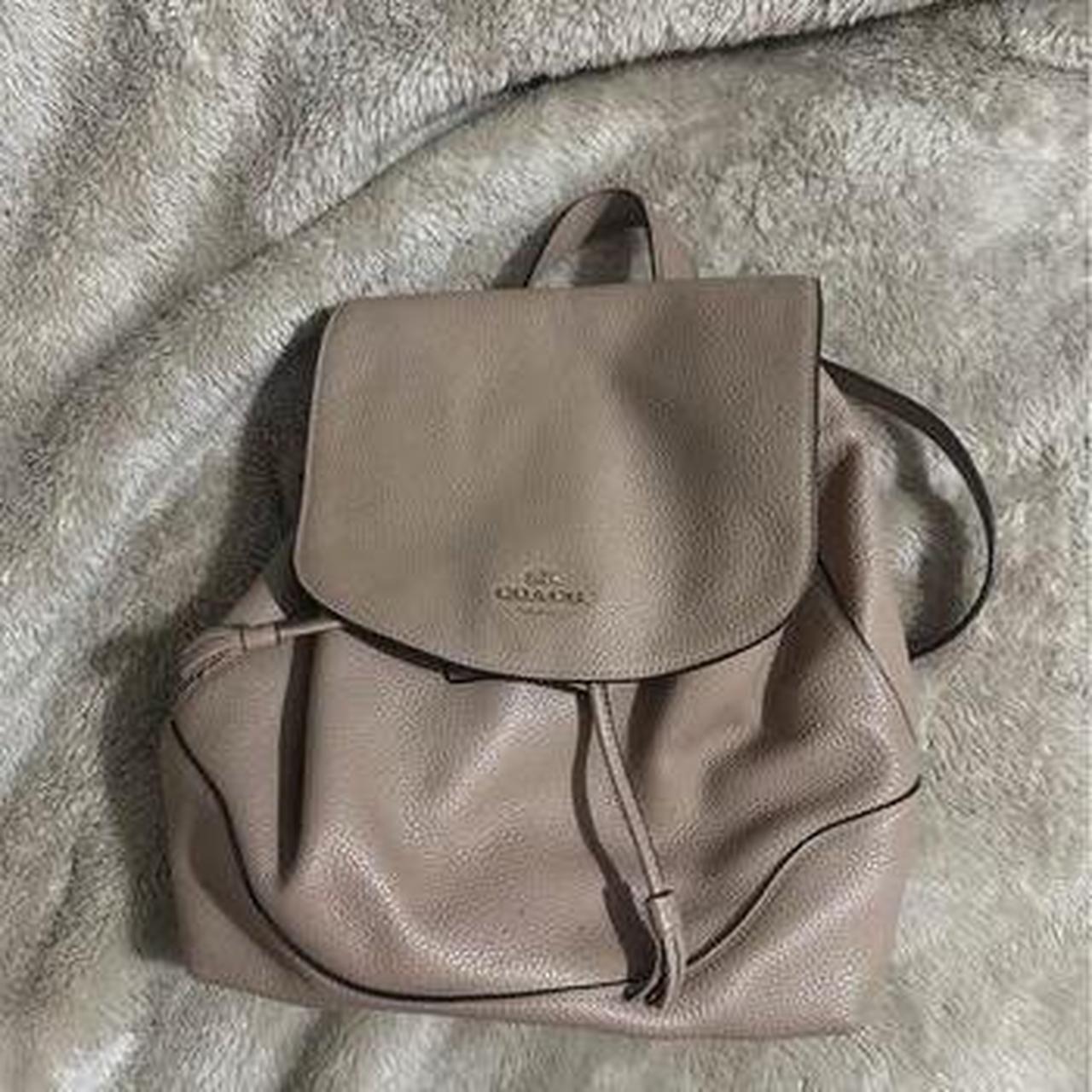 Coach top Tan Backpack