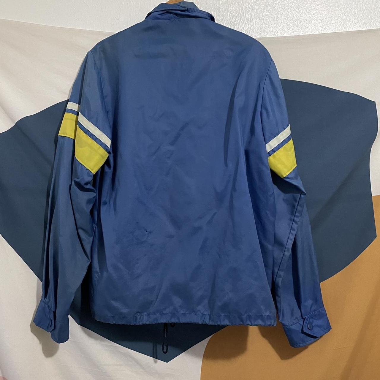Men's Blue and Yellow Jacket | Depop