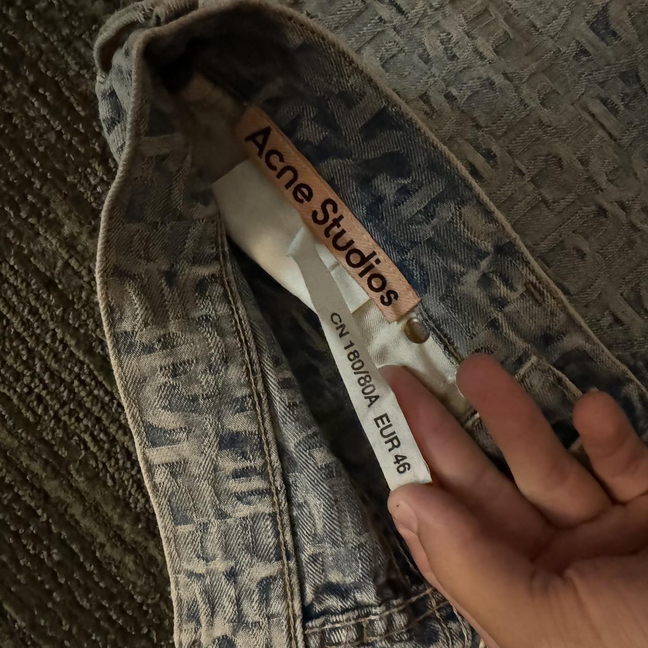 Acne Studios 1981 Monogram Baggy Fit Jeans - | Depop