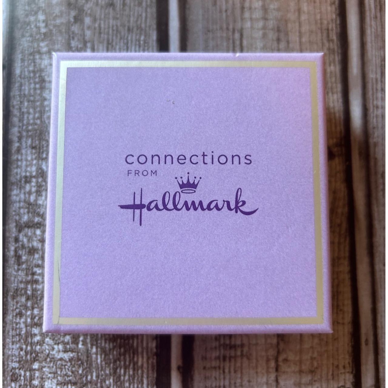 Hallmark Glitter Cross Necklace Silver tone 18”... Depop