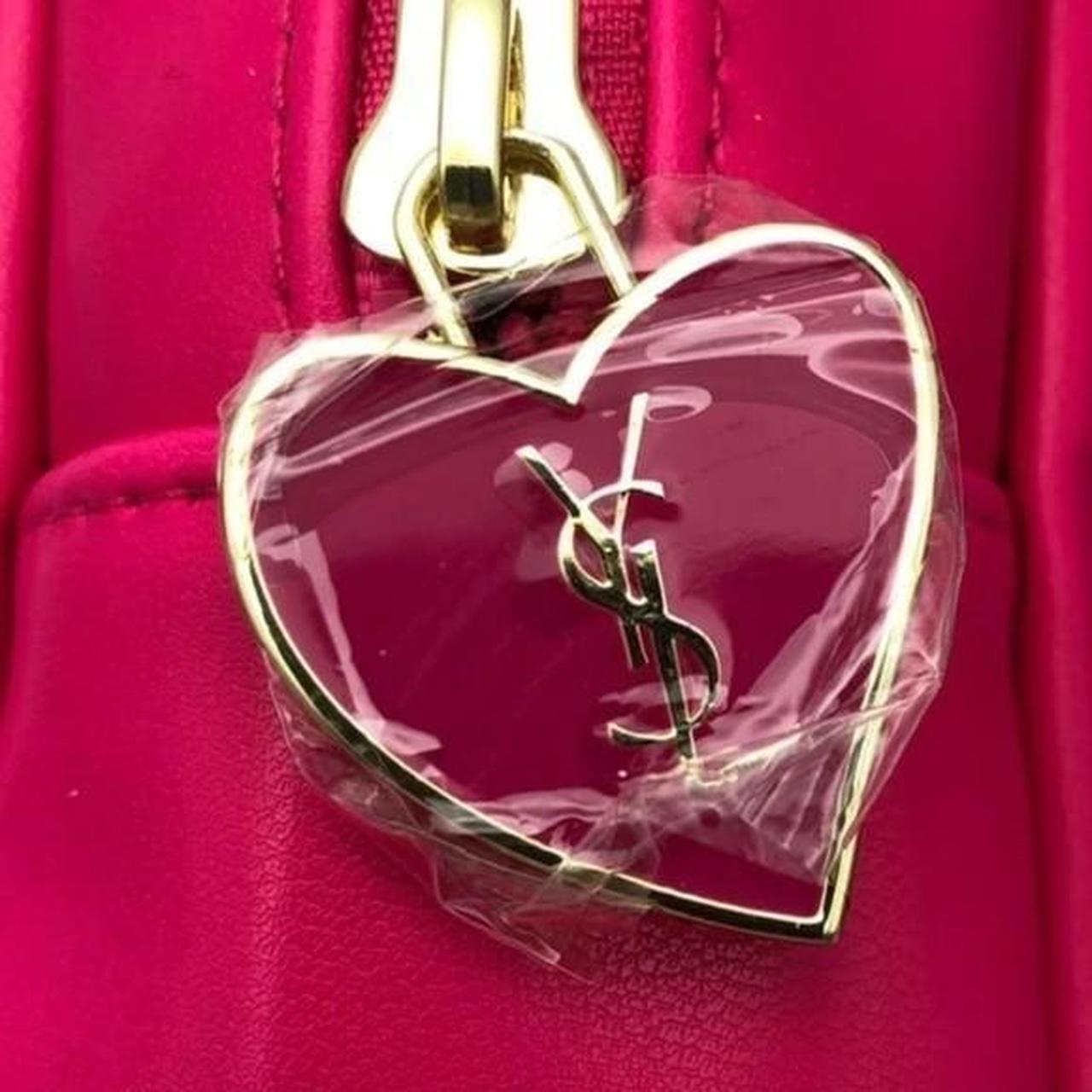 YSL Yves Saint Laurent Pink Crossbody Bag with Charm | Depop YSL Yves Saint Laurent Pink Crossbody Bag with Charm | Depop