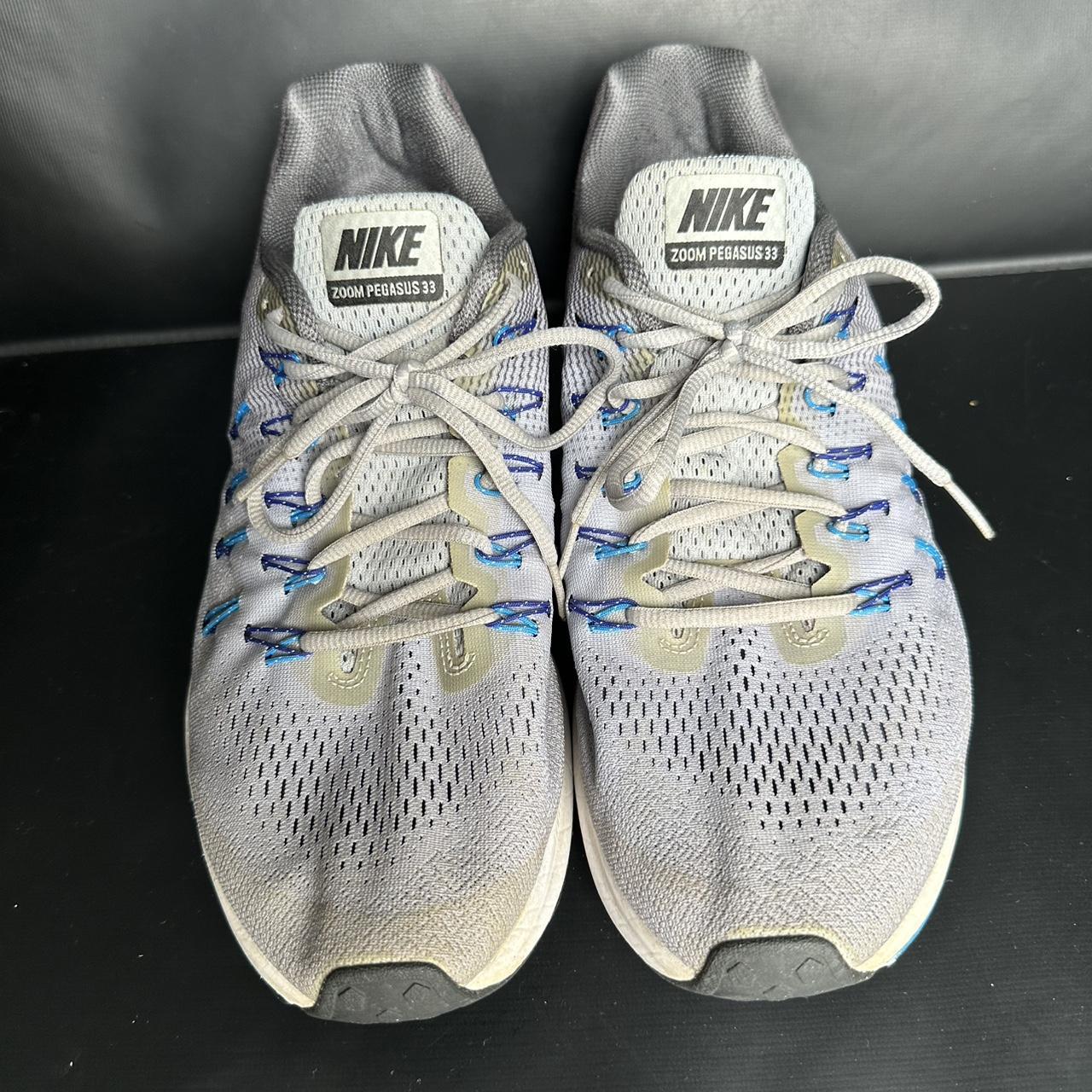 Nike Air Zoom Pegasus 33 Wolf Grey Mens Running. Depop