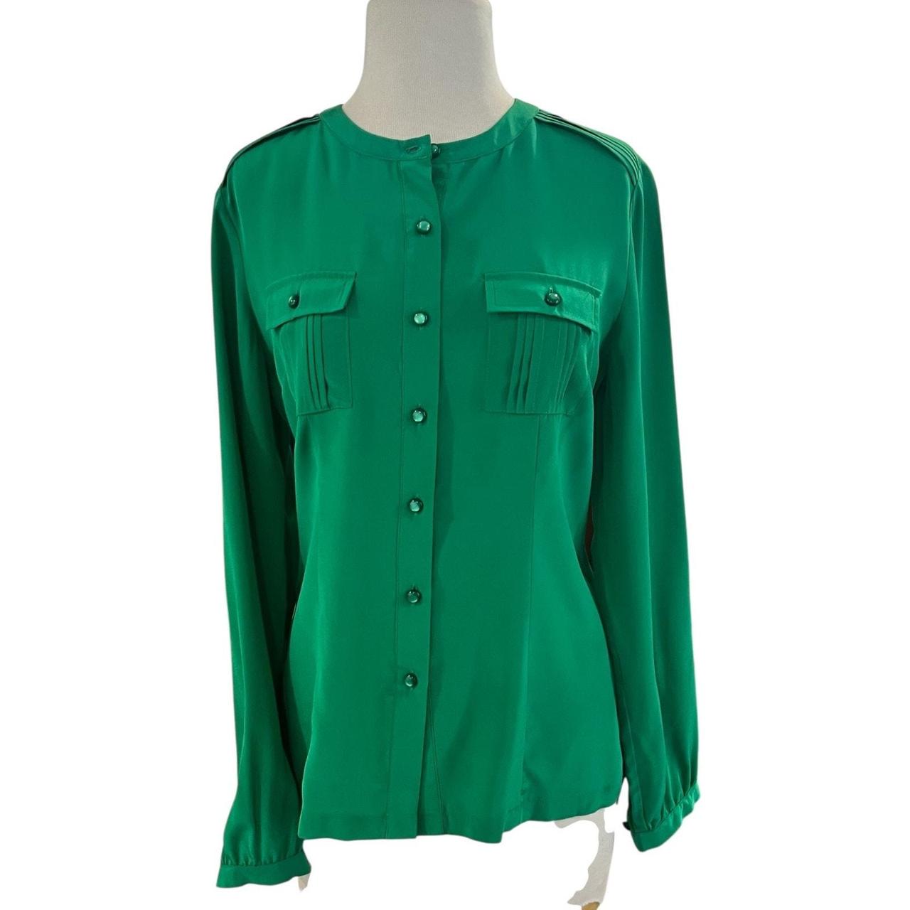 Pendleton Women's Blouse - Green - 4 – Pendleton … - image 1