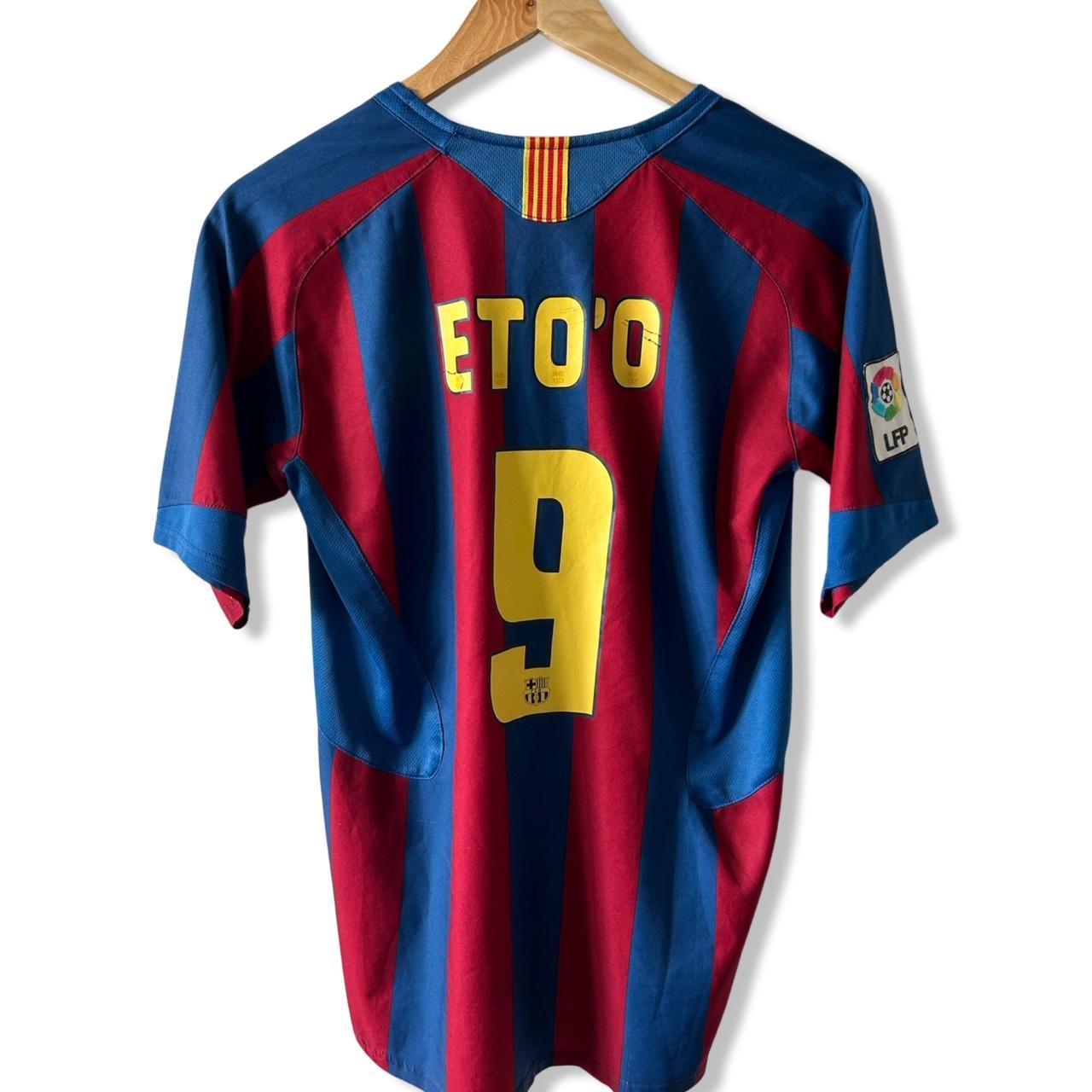 FC Barcelona 2005-06 Home Shirt, #9 Samuel Eto'o - S | Depop