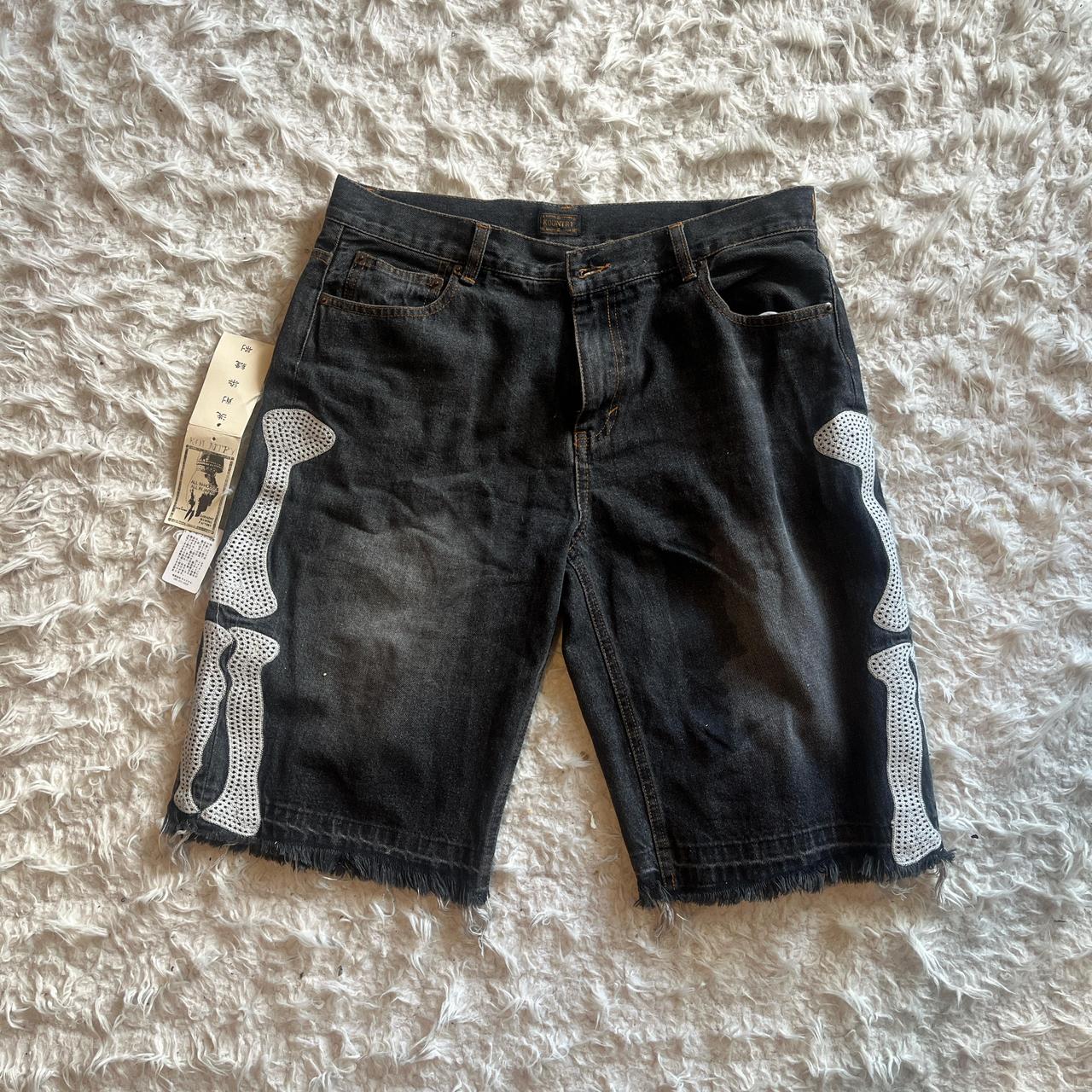 Kapital denim jorts size 36 | Depop