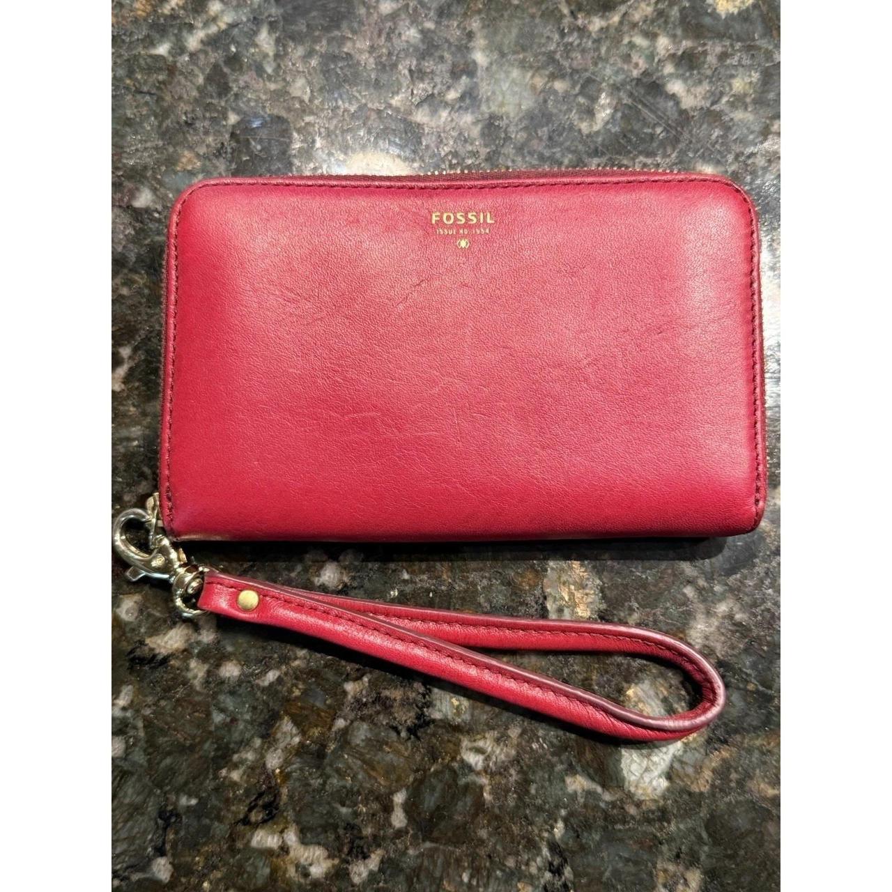 Fossil Women's Wallets - Red – Fossil Red Leather… - image 1