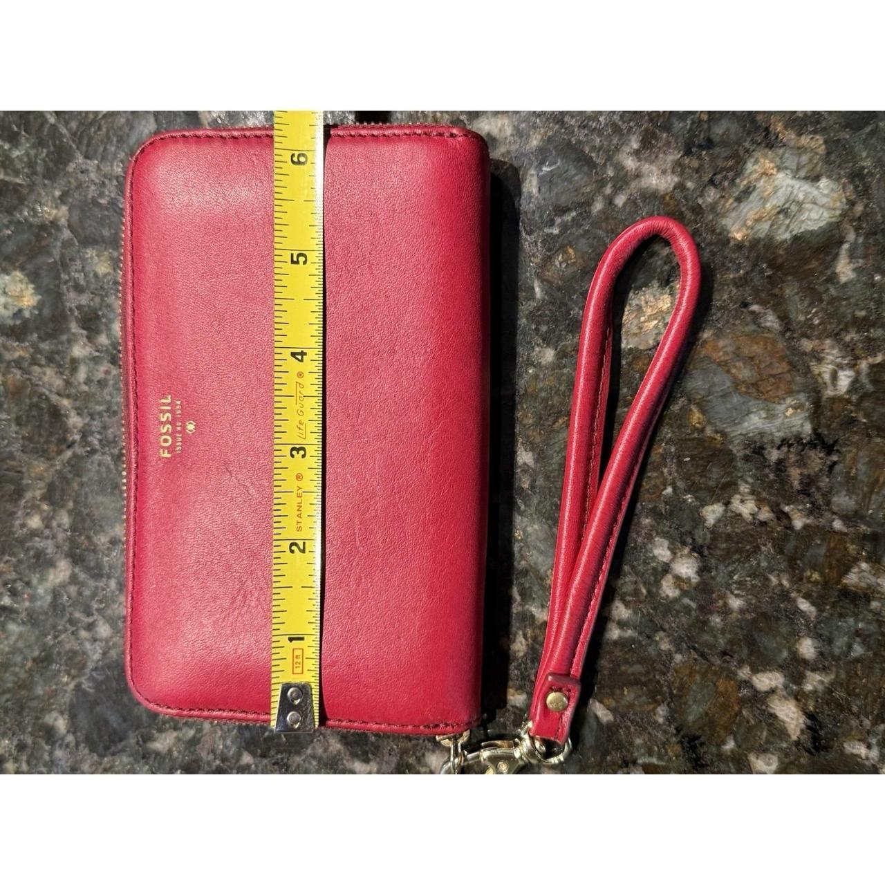 Fossil Women's Wallets - Red – Fossil Red Leather… - image 5