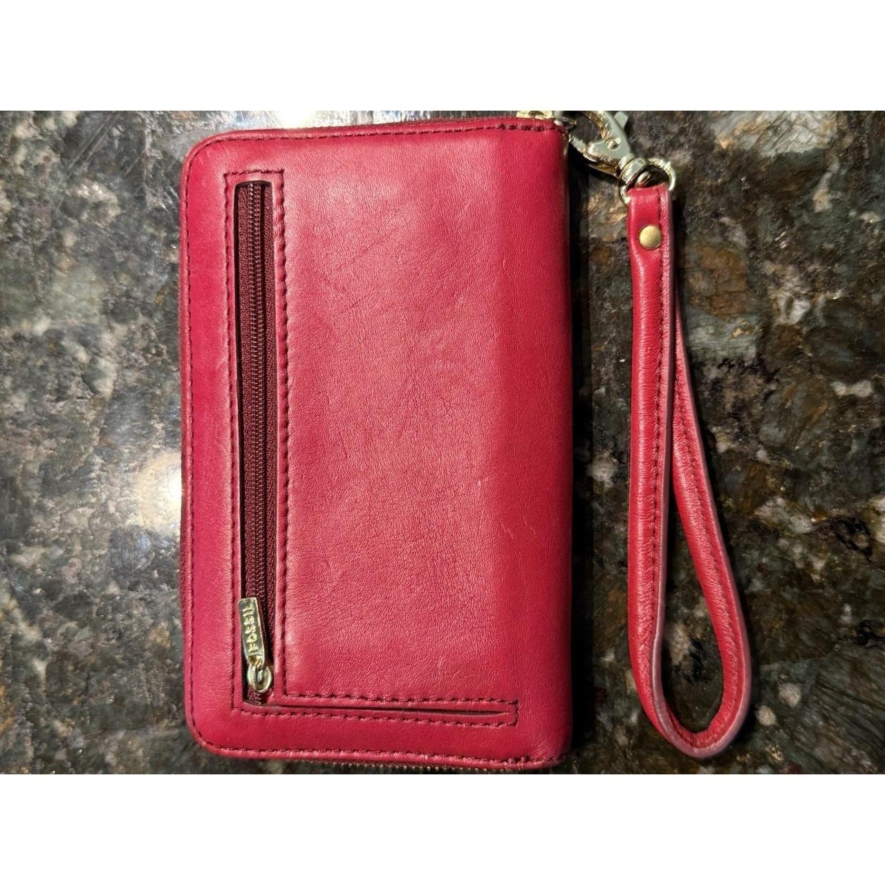Fossil Women's Wallets - Red – Fossil Red Leather… - image 2