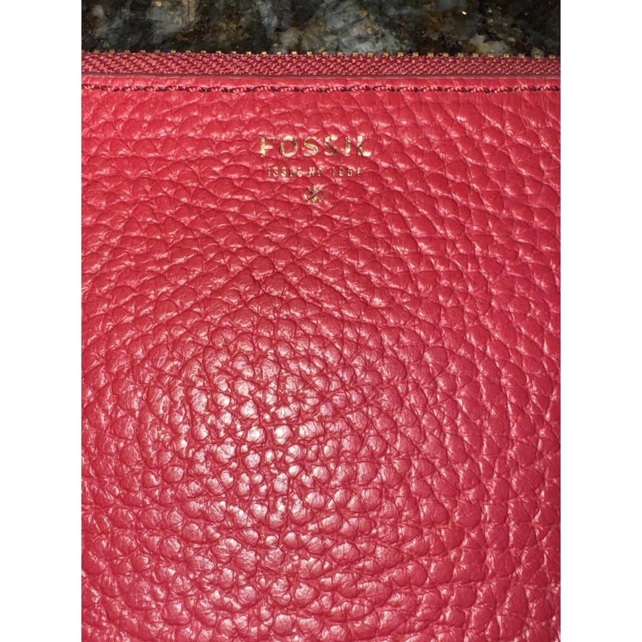 Fossil Women's Wallets - Red – Fossil Red Pebbled… - image 2