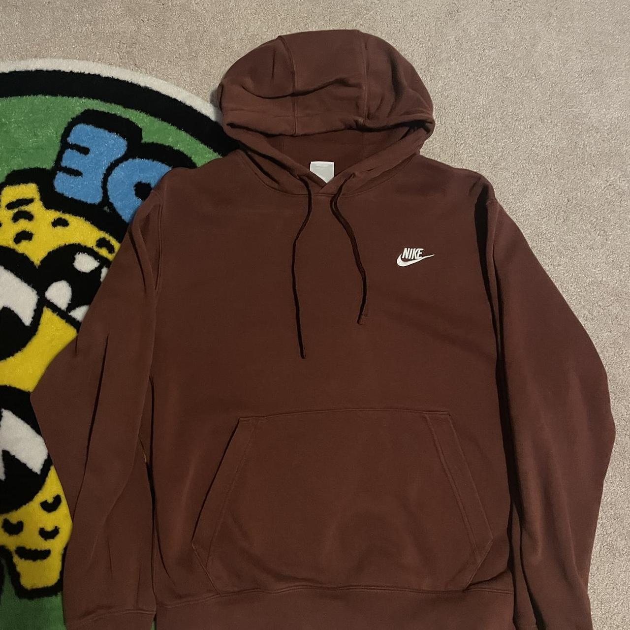 burgundy nike hoodie mens