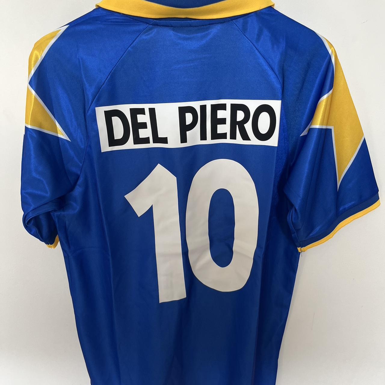 Kappa DEL PIERO 10番 サッカーシャツ ユベントス Kappa ユベントス DEL PIERO 10 シャツ Del Piero Retro Kappa