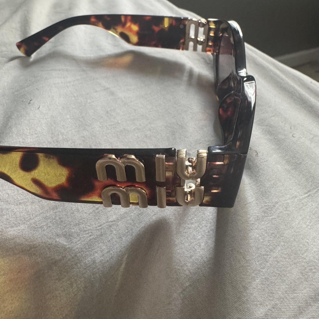 Miu Miu Women's Sunglasses - Brown/Multi – MIU MI… - image 1