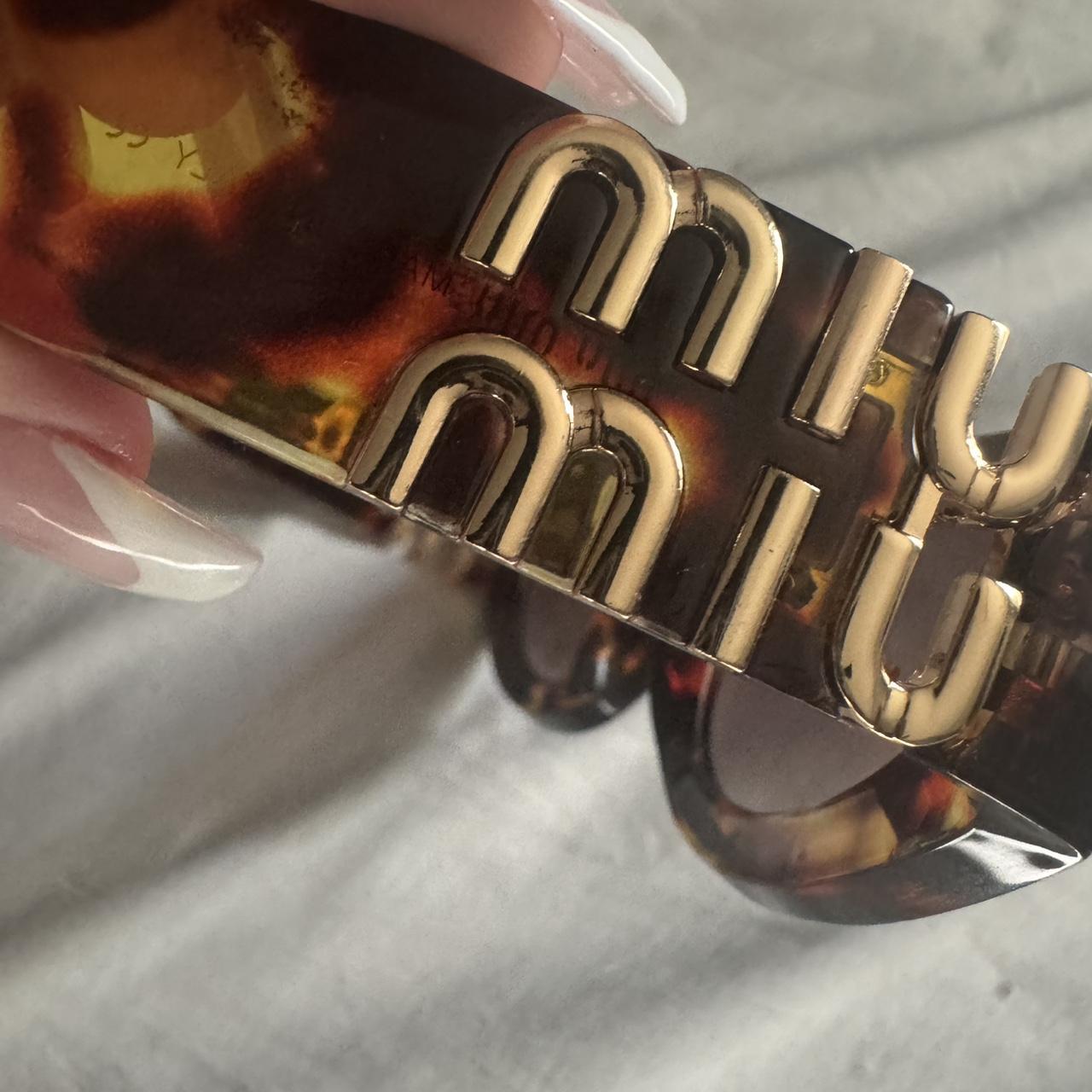 Miu Miu Women's Sunglasses - Brown/Multi – MIU MI… - image 2