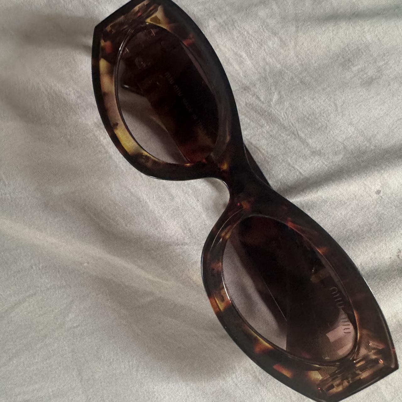 Miu Miu Women's Sunglasses - Brown/Multi – MIU MI… - image 5