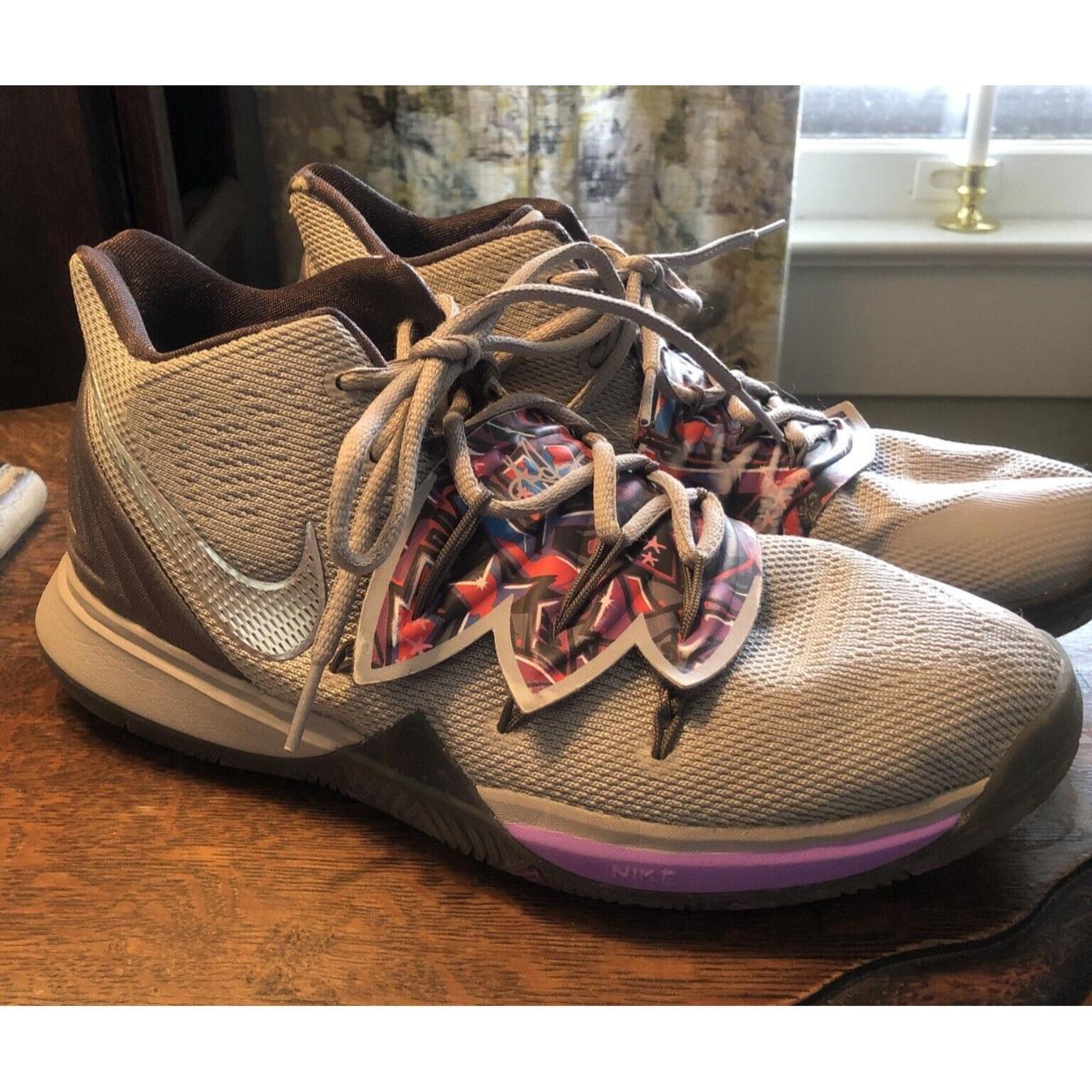 Nike Kyrie 5 GRAFFITI GS Youth Size 6 Women. Depop