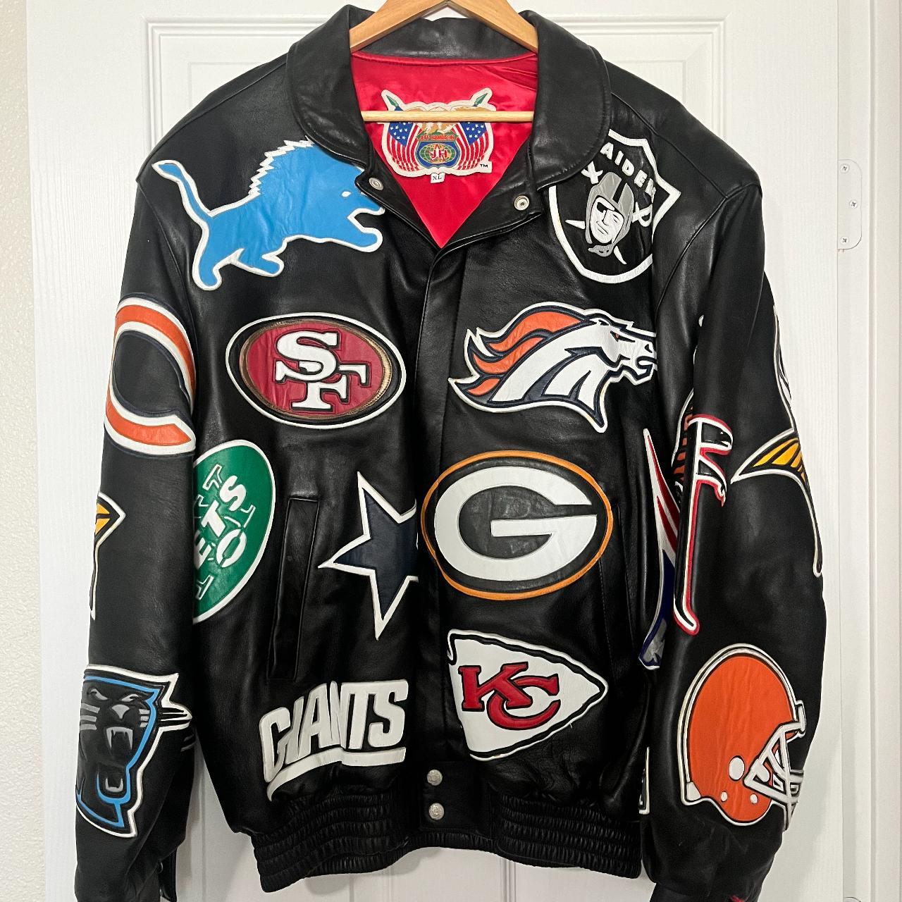 RARE Limited Edition Jeff Hamilton 1999 NFL Leather | Depop