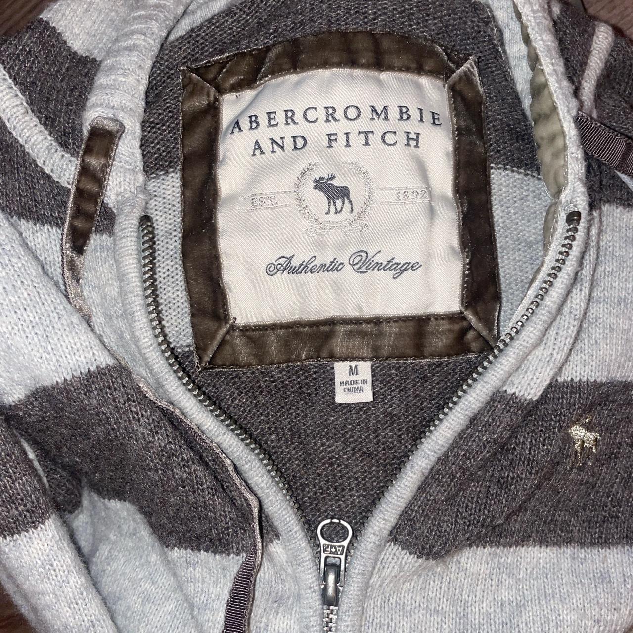 Early 2000s Abercrombie and Fitch double zip jacket.... - Depop