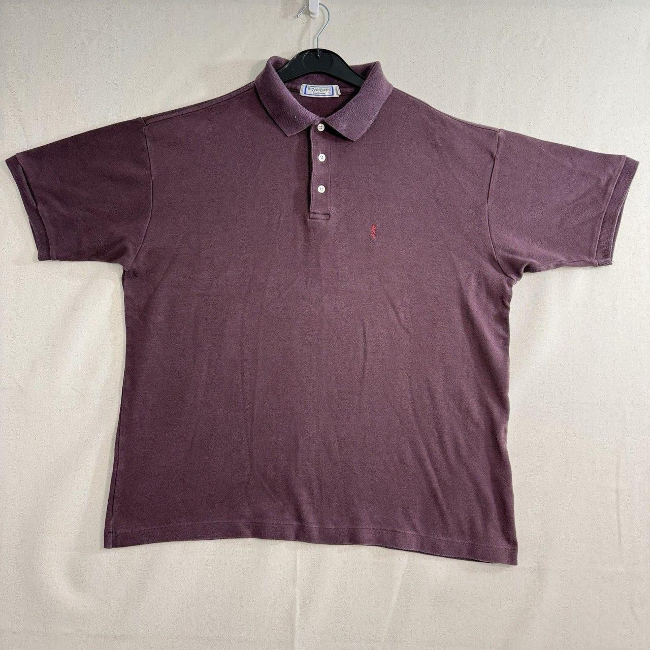 Yves Saint Laurent Men's Shirt - Burgundy - L – V… - image 1