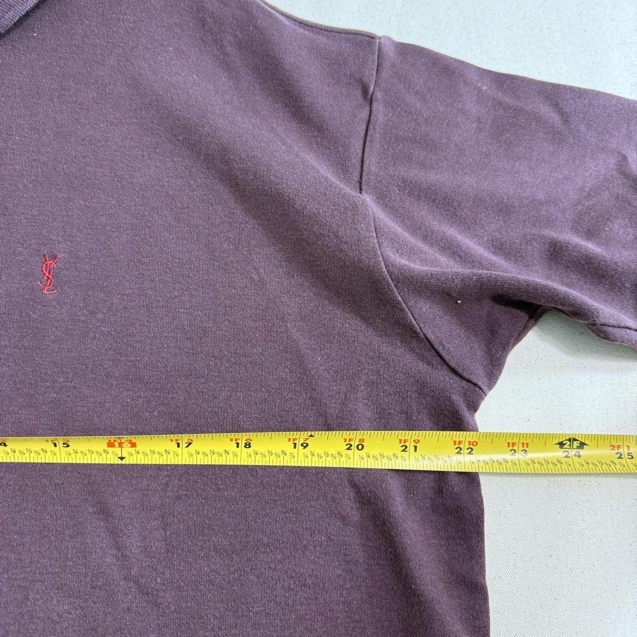 Yves Saint Laurent Men's Shirt - Burgundy - L – V… - image 4