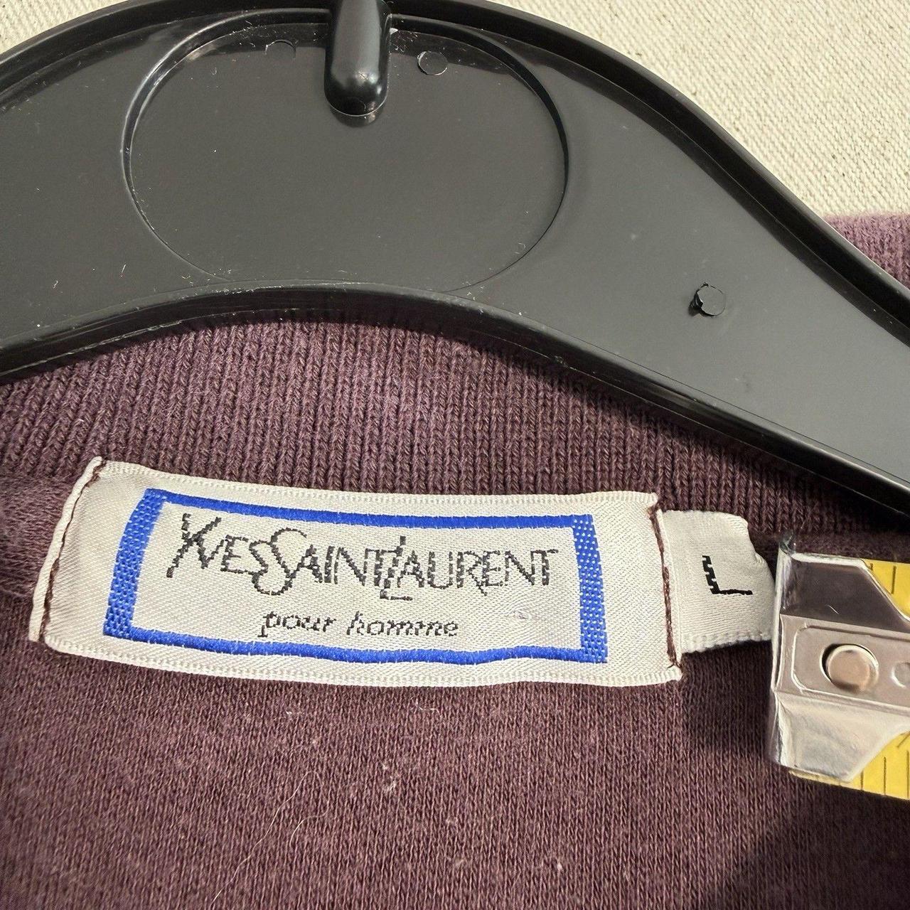 Yves Saint Laurent Men's Shirt - Burgundy - L – V… - image 3