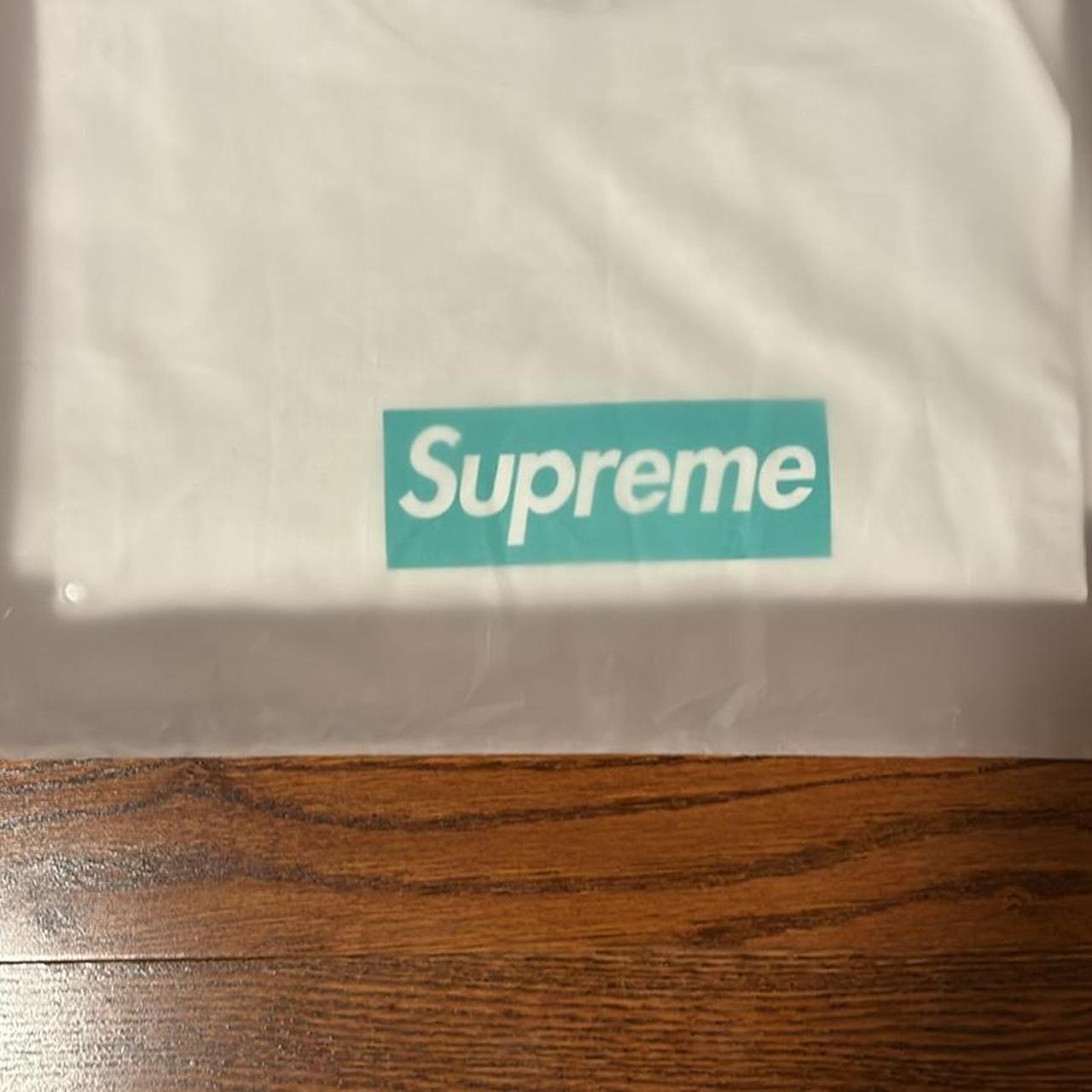 Supreme Tiffany & Co. Box Logo Tee Shirt Size Medium... - Depop