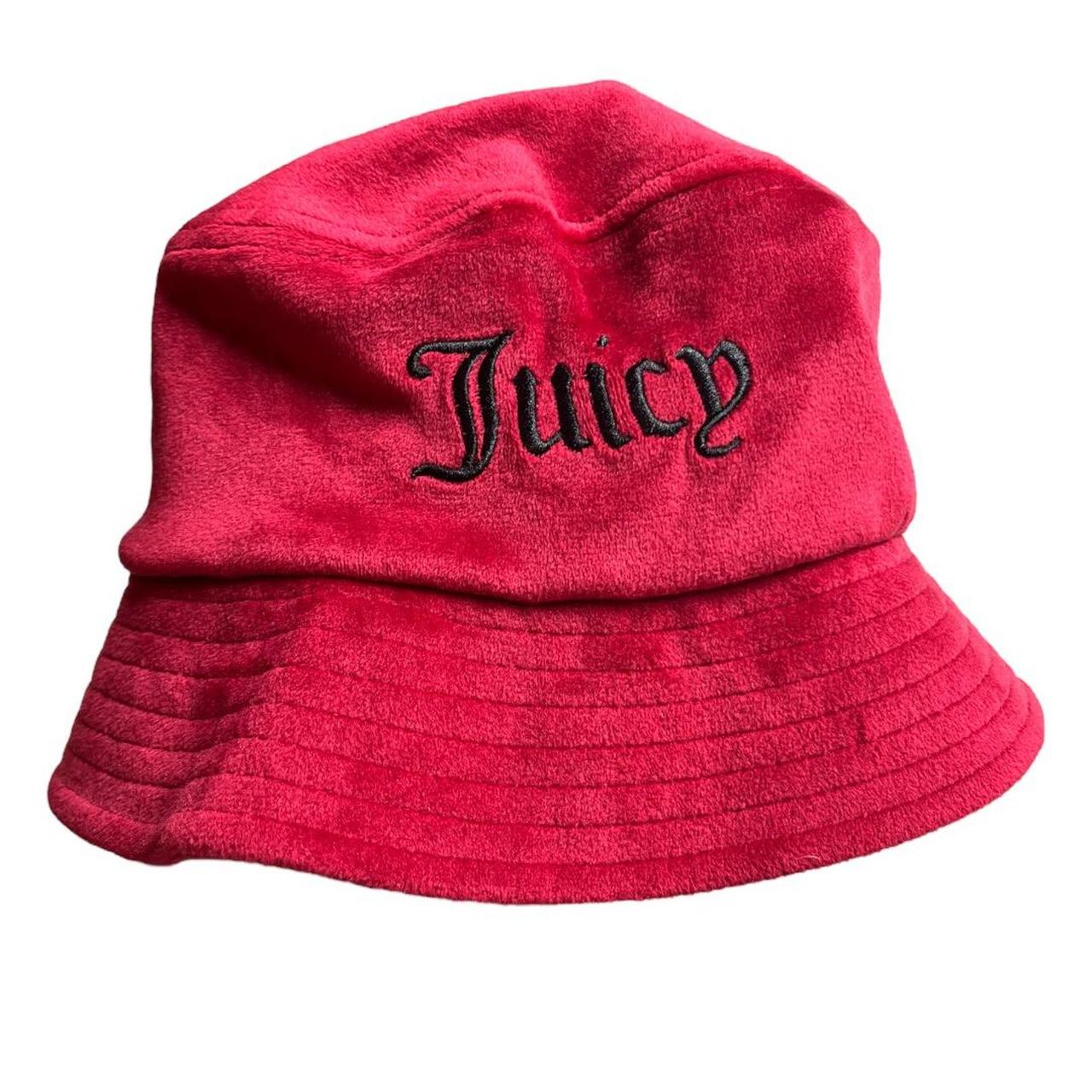 Juicy Couture Bucket Hat, Red bucket hat,