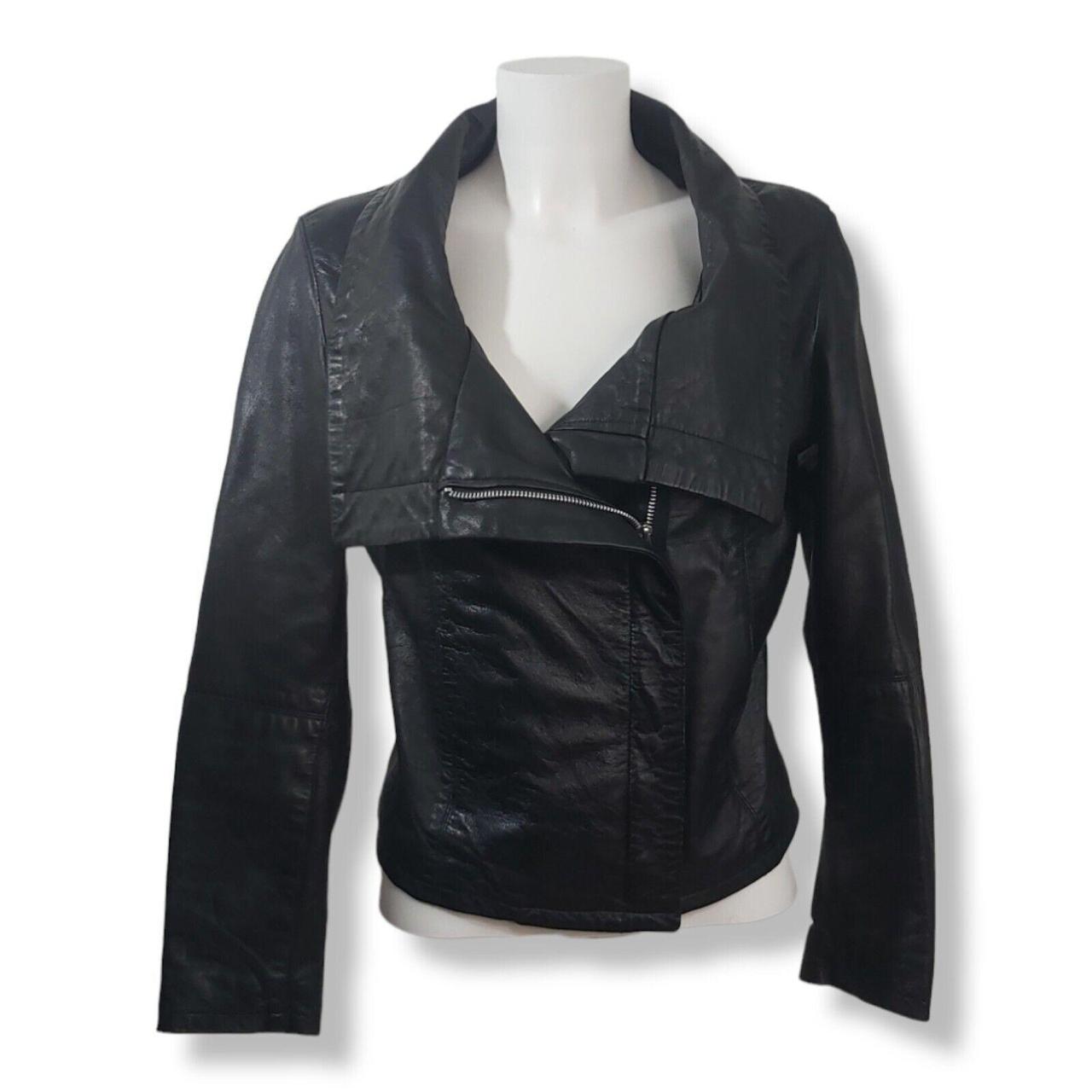 Amaryllis leather moto jacket best sale