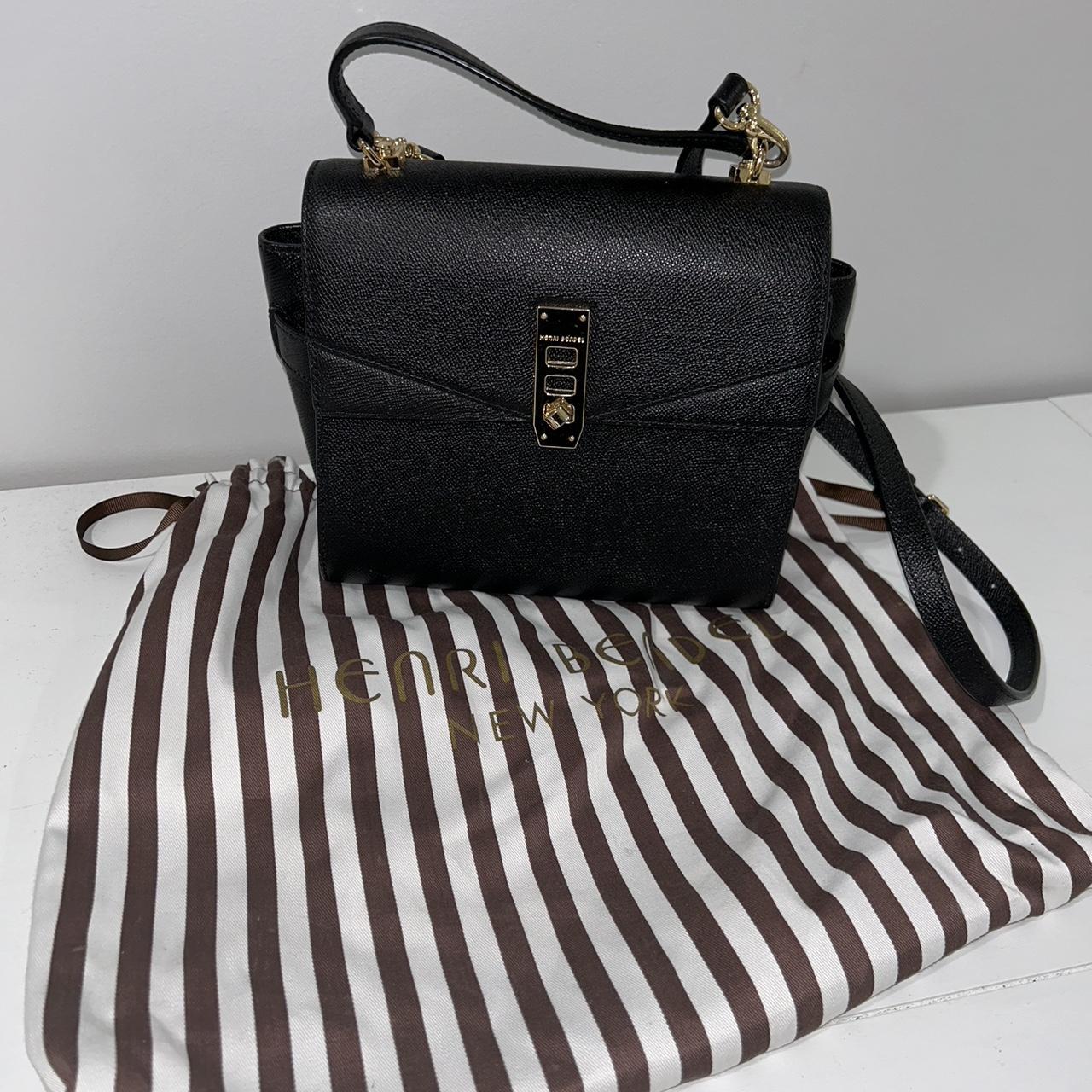 Henri deals Bendel Uptown Mini Crossbody Satchel Black