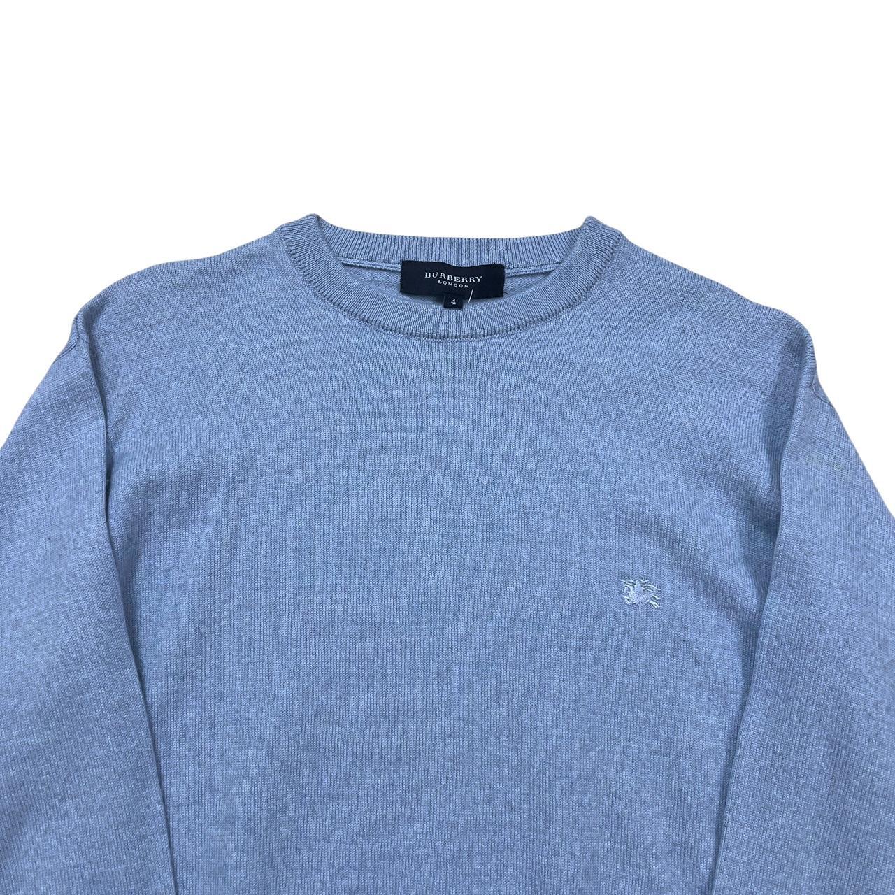 Burberry blue jumper best sale