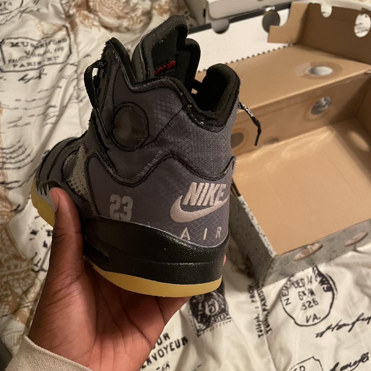 jordan off white 5 box