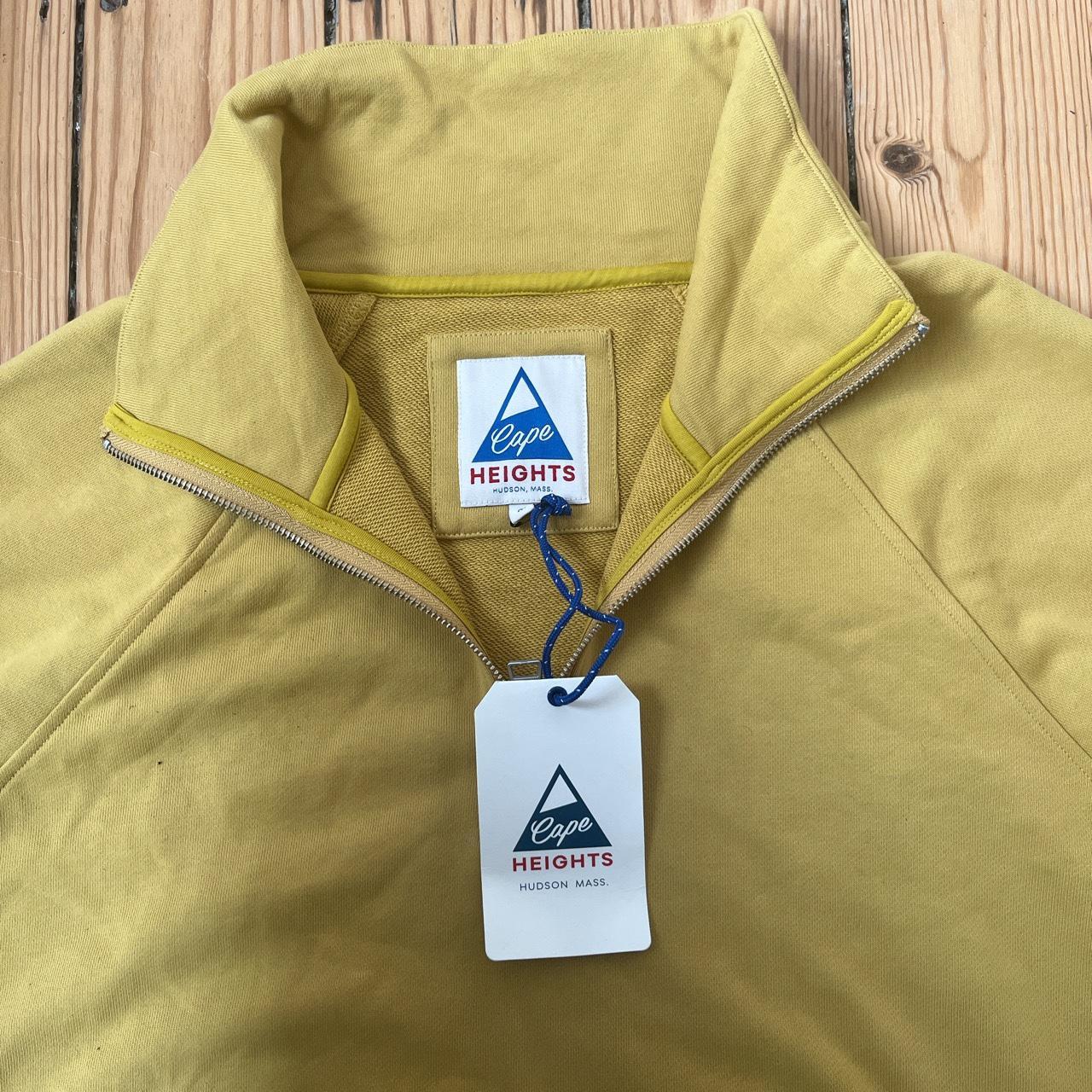 Cape heights outdoor wear yellow half zip pullover... - Depop