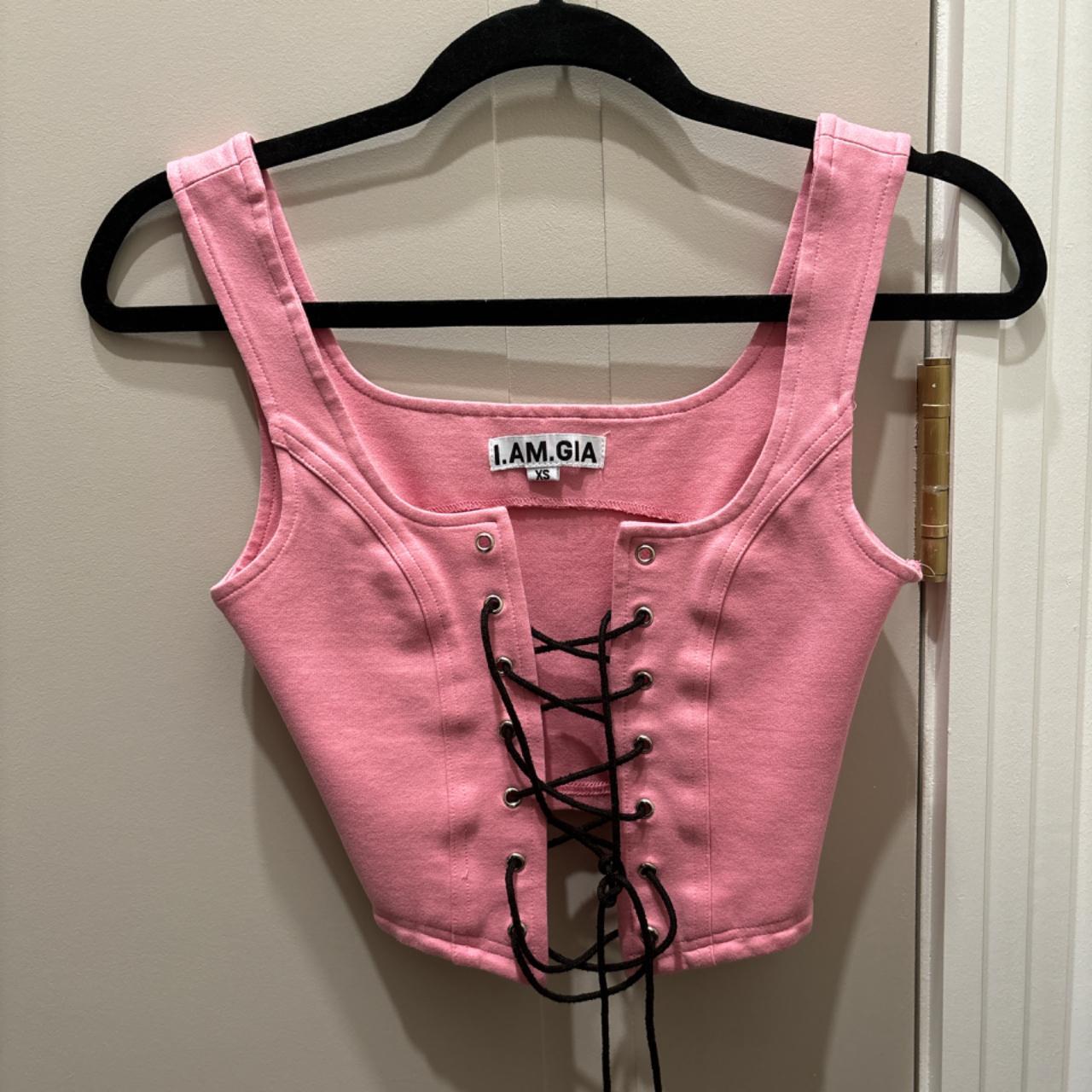 Vintage Nike Nike Outfits Pink Nike Corset Top IAMGIA Pink Memphis