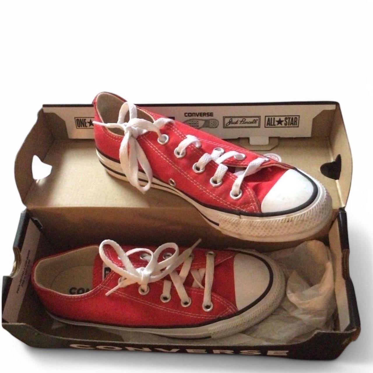 Converse Women's Sneakers Red US – Red low top size