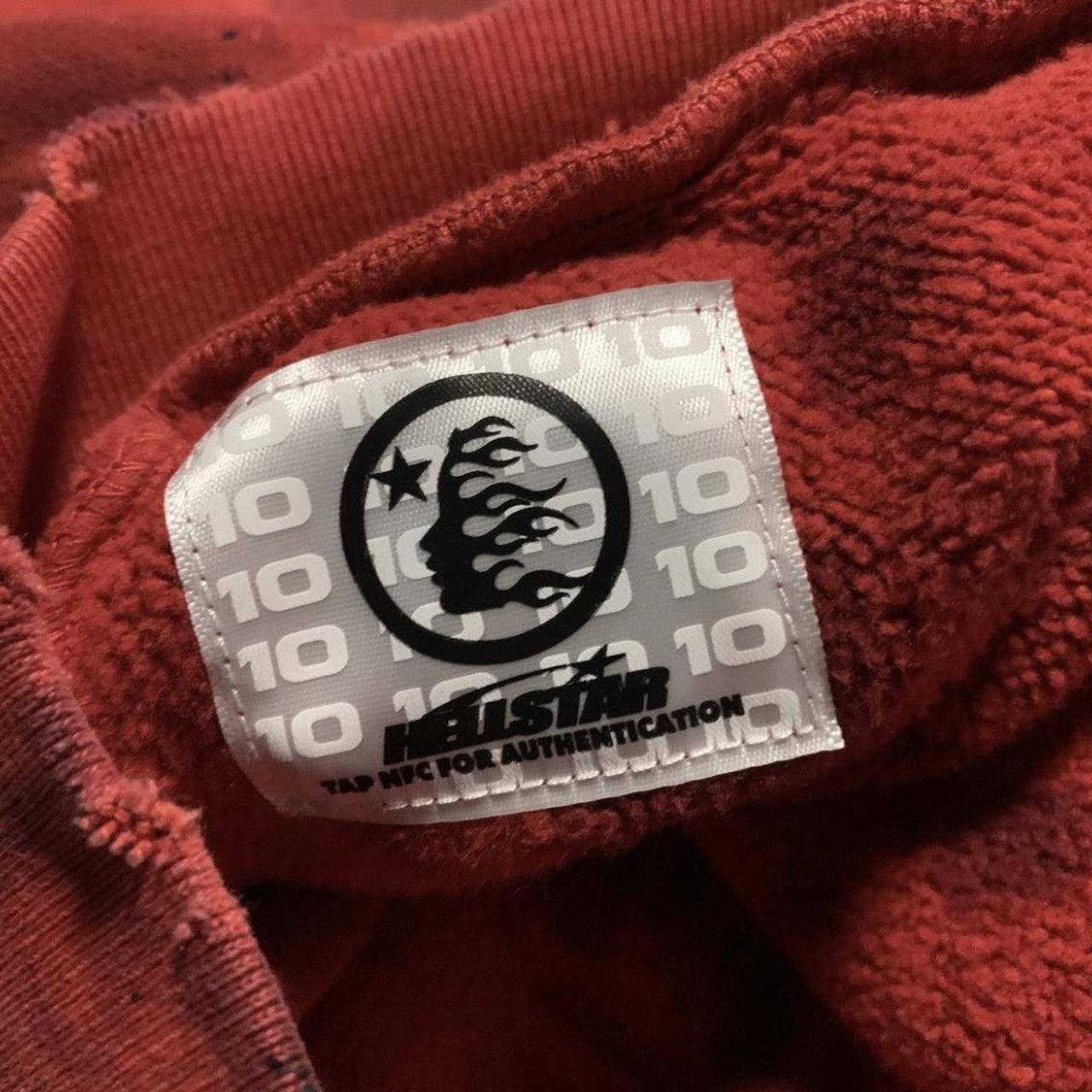 HELLSTAR SPORTS フーディー Red TIE DYE SKULL ○関送無料○ Hellstar sports tie-dye skull hoodie “red” Size: xl | Depop